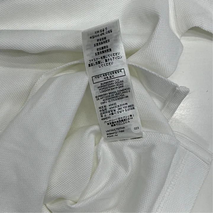 Burberry Burberry Burberry Color Blocked Striped Short Sleeve Polo- Size US M / EU 48-50 / 2 - 3 Thumbnail