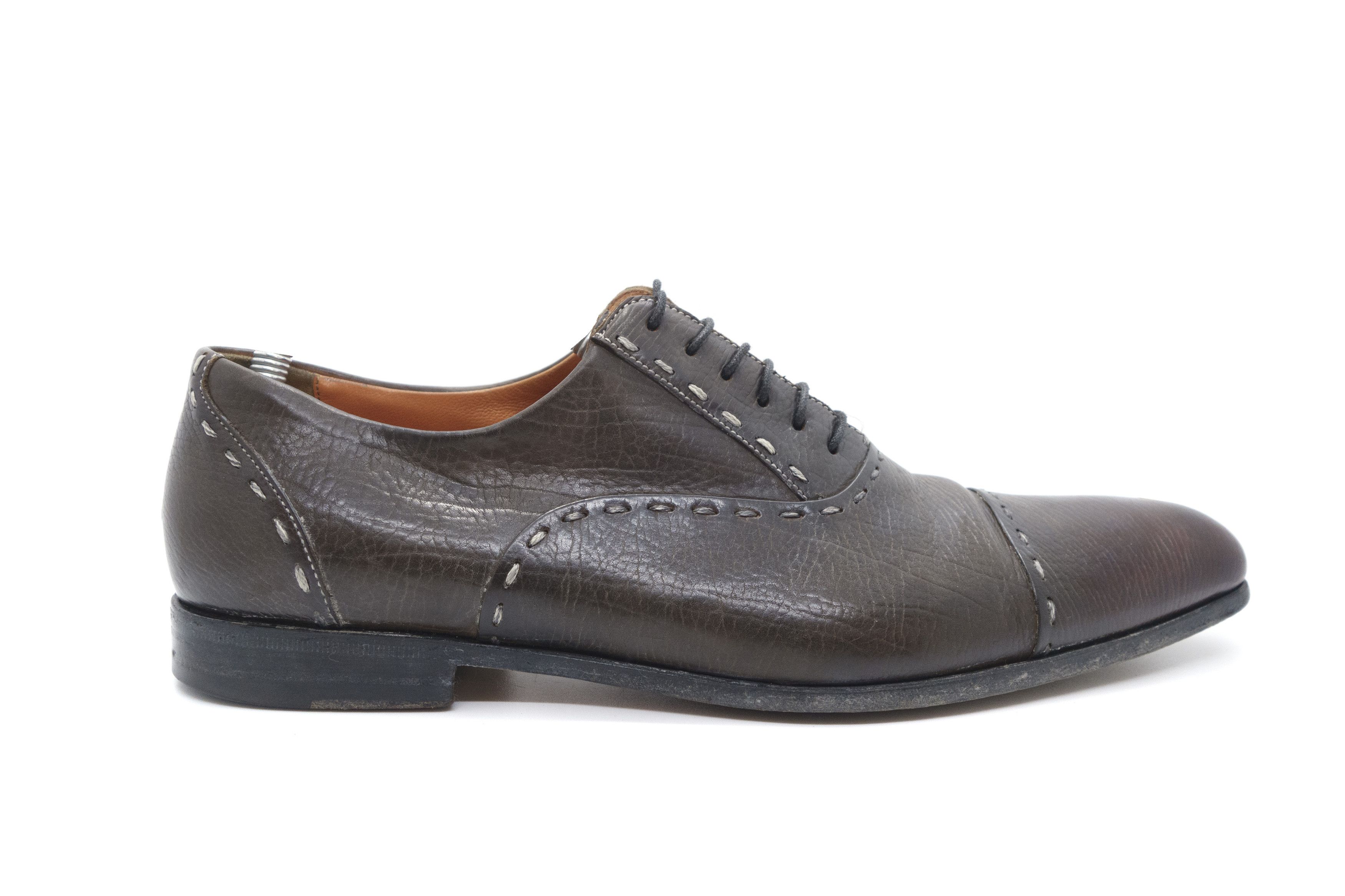 Santoni Leather Derby Size US 7 / EU 40 - 2 Thumbnail