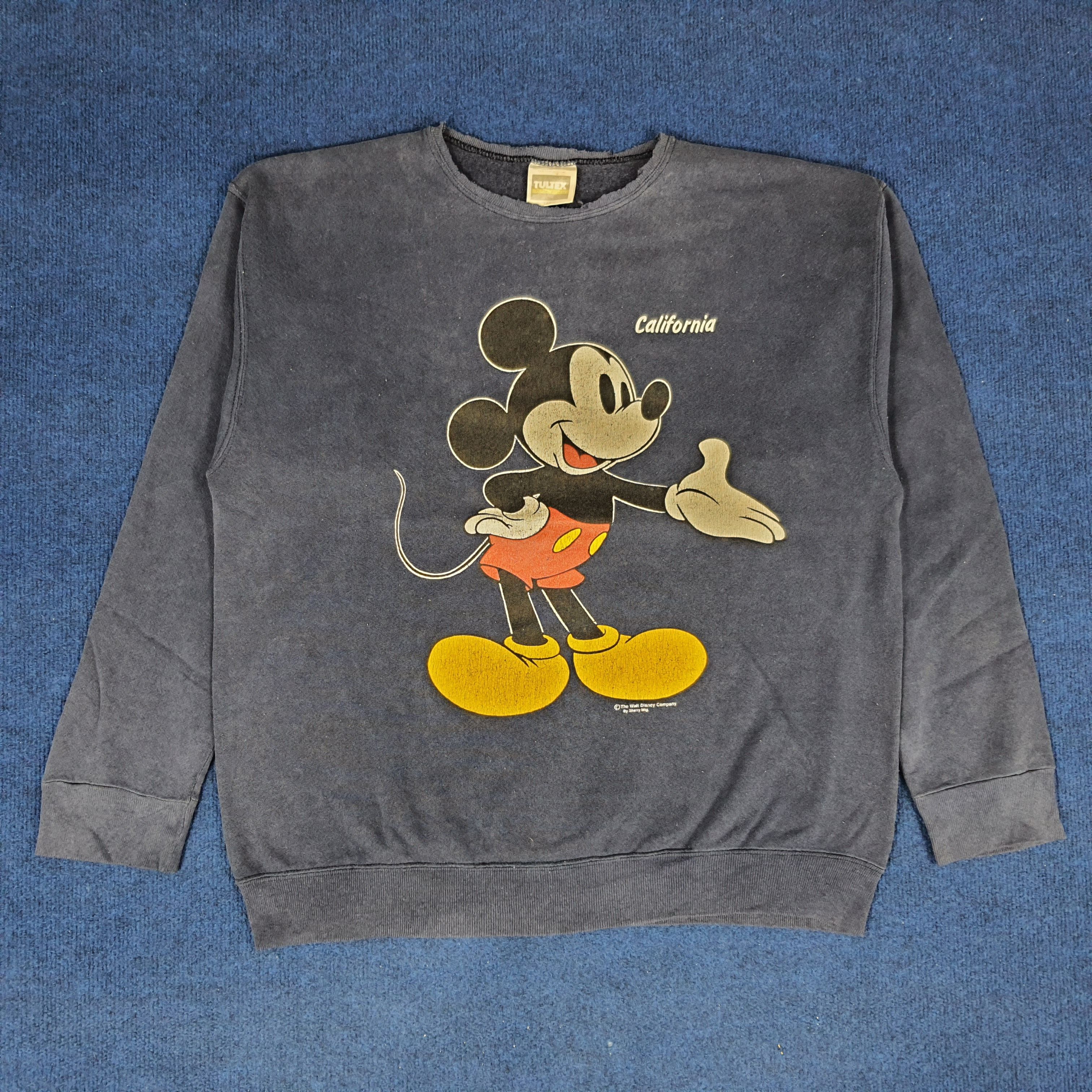Disney × Mickey Mouse × Vintage Vintage Mickey Mouse California Mirror Printed Sweatshirts Size US L / EU 52-54 / 3 - 1 Thumbnail