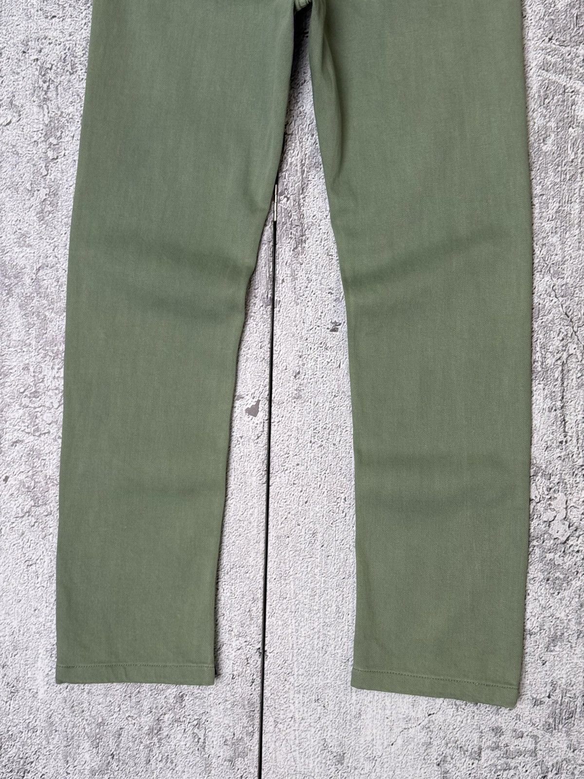 Loro Piana Loro Piana Green Jeans Denim Pants Chino Trousers Metal Logo Size US 30 / EU 46 - 6 Thumbnail