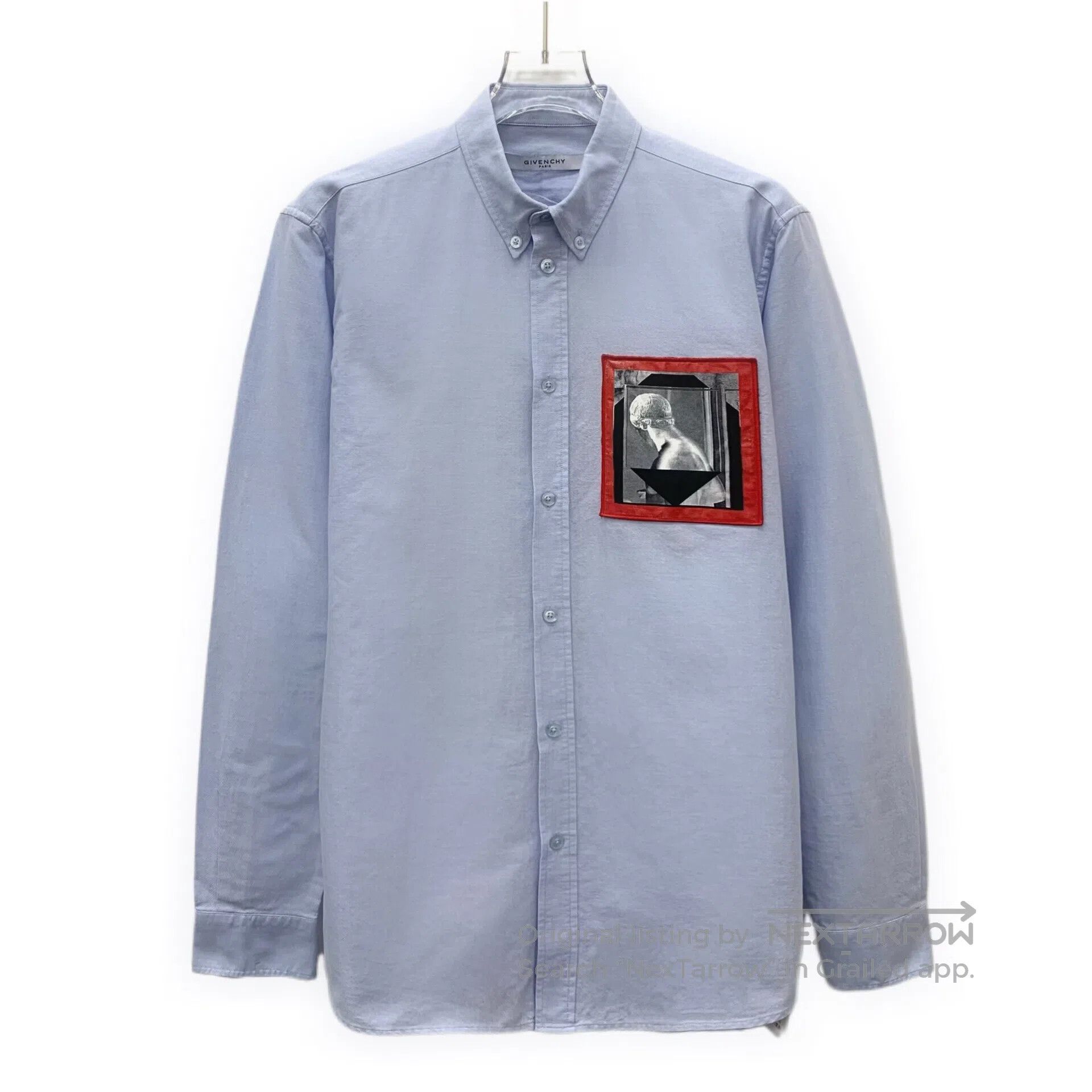Giorgio Armani Giorgio Armani Blue pattern design cotton long sleeve shir Size XS / US 0-2 / IT 36-38 - 1 Thumbnail