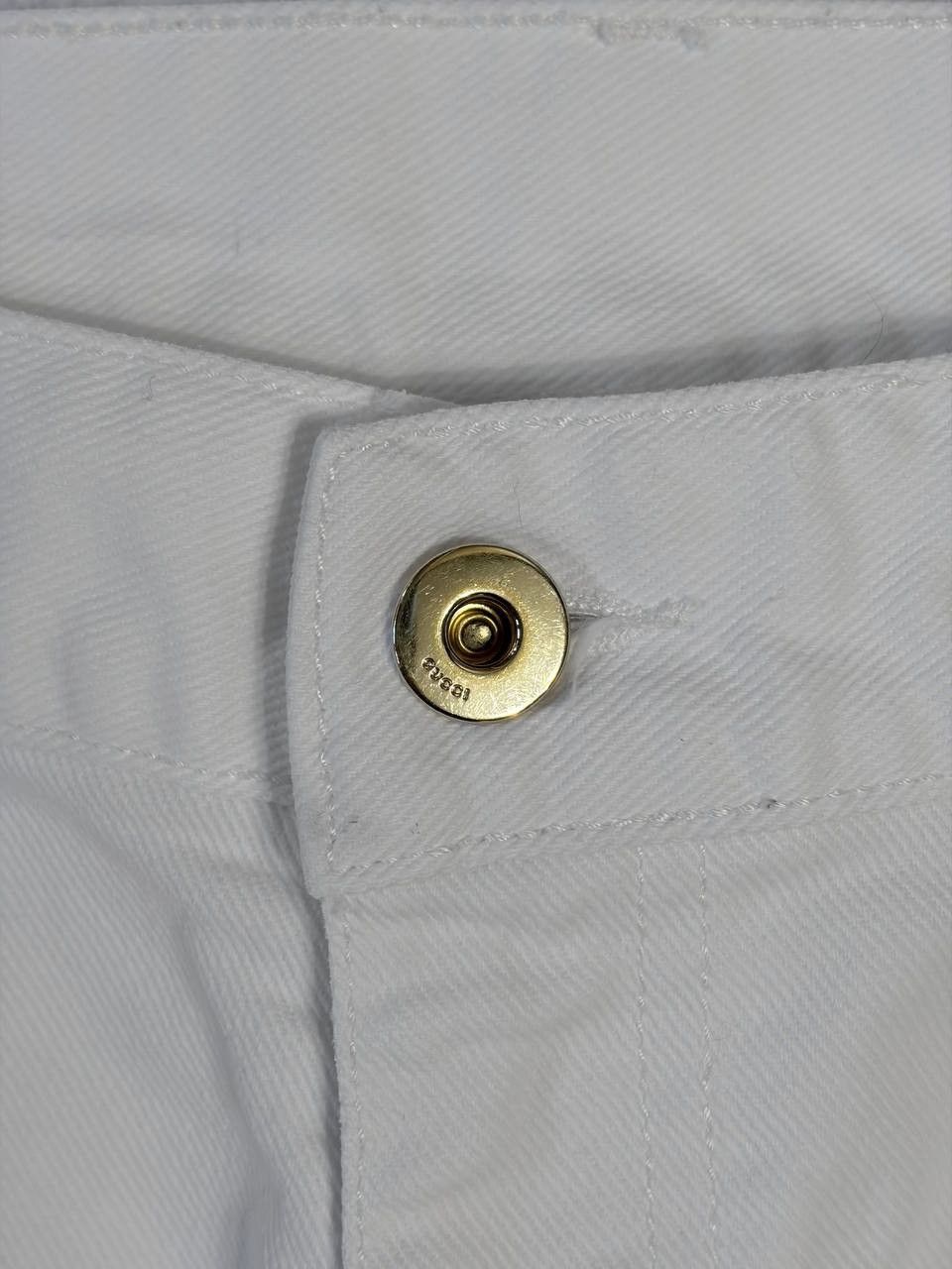 Gucci Vintage Gucci Tom Ford Era Flared Jeans Gold Horsebit Detail Size 27" / US 4 / IT 40 - 6 Thumbnail