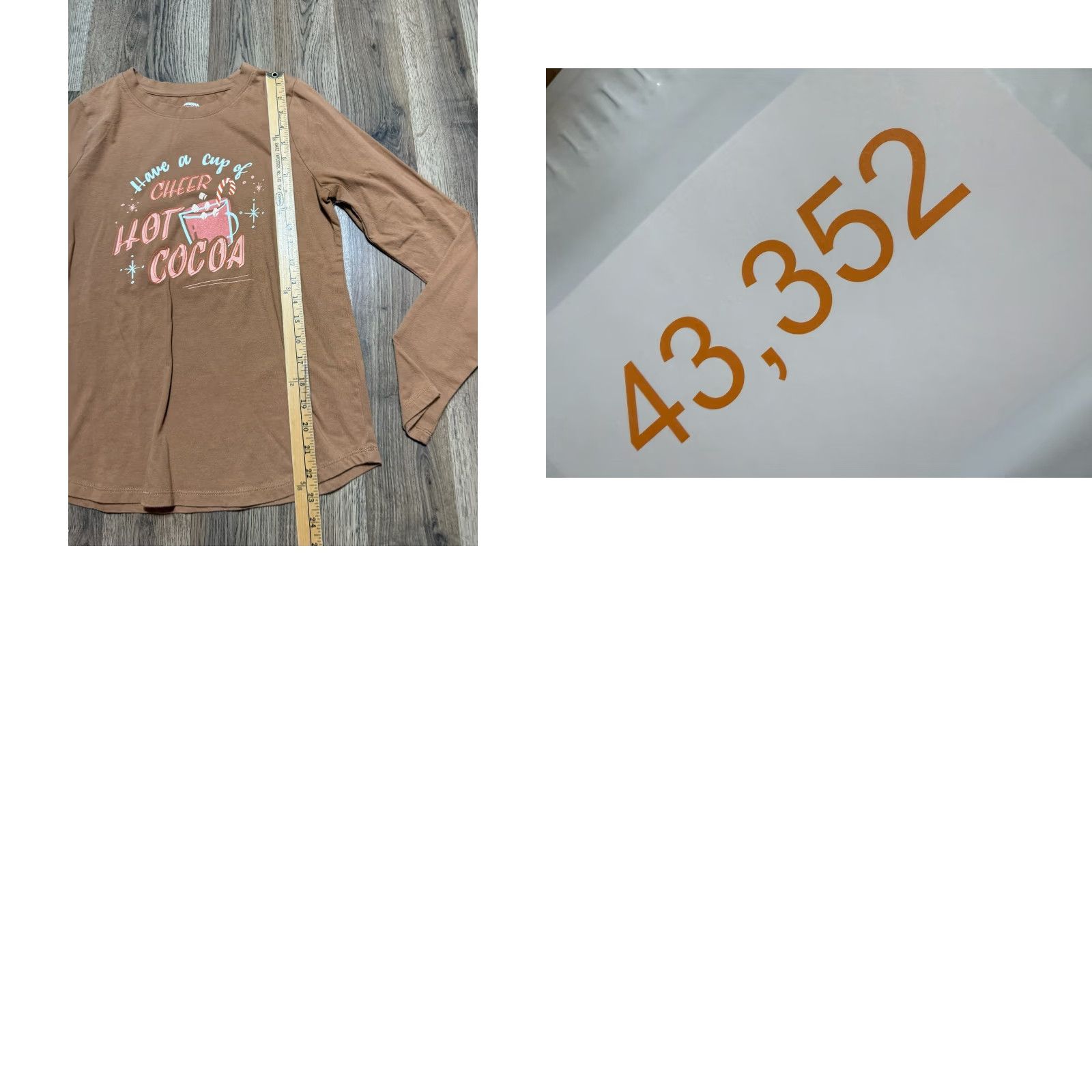 Vintage Sonoma Shirts Women's Size S Brown Long Sleeve Have a cup of Cheer Hot Cocoa Size S / US 4 / IT 40 - 8 Thumbnail
