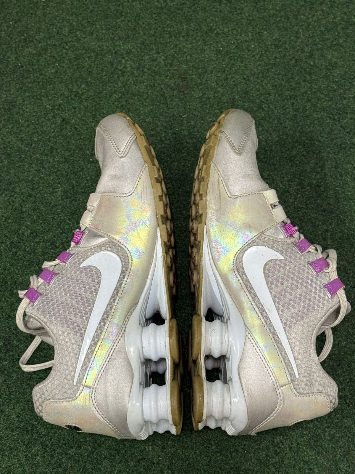 Nike 2016 Nike Shox Avenue SE Silver Blue Tint Violet 844131-002 Size US 8 / IT 38 - 4 Thumbnail