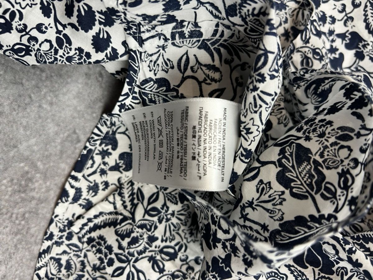 Gant Gant Mens Button Up Shirt Floral White Xlarge Size US XL / EU 56 / 4 - 4 Thumbnail