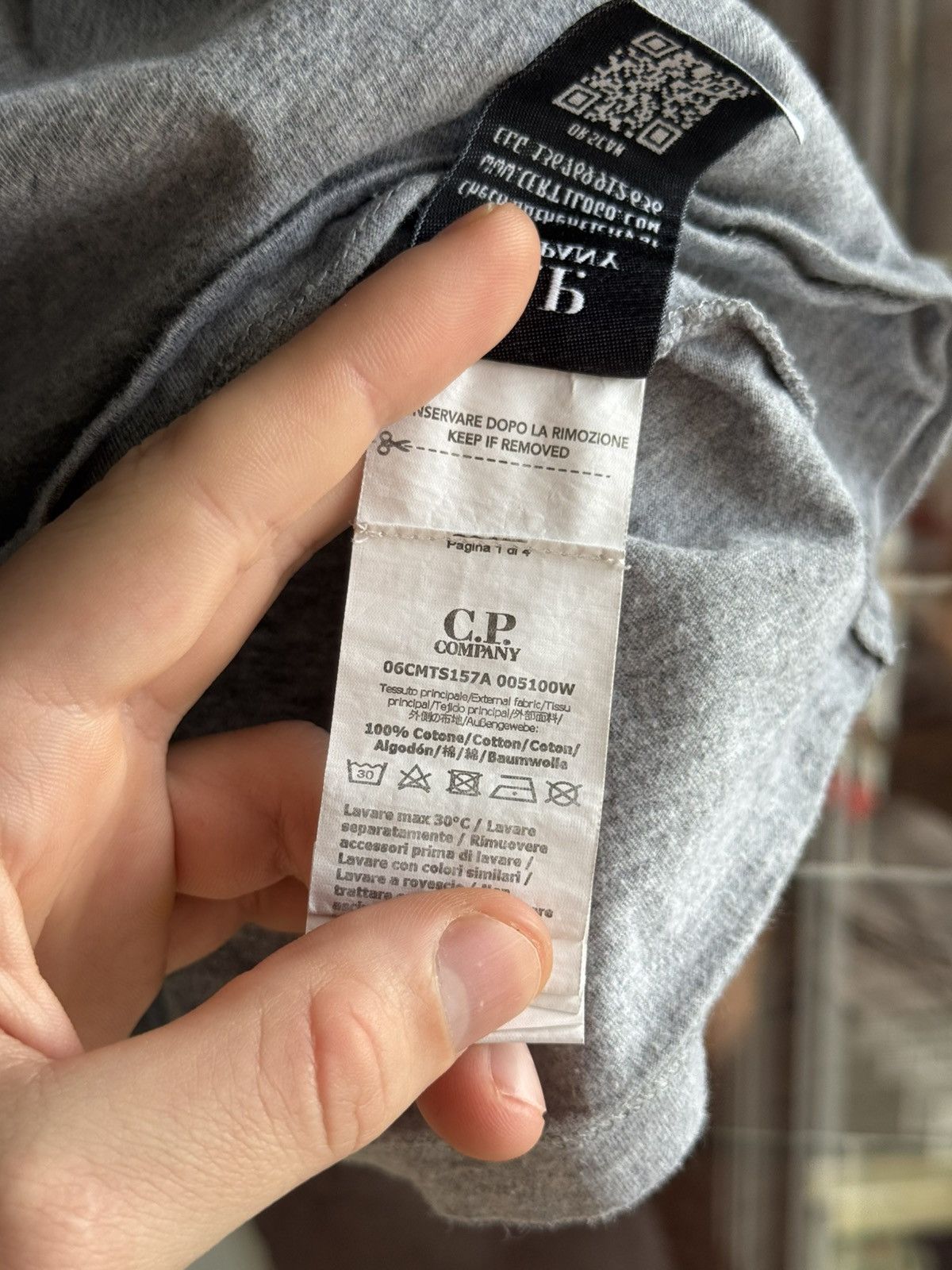 C.P. Company C.P Company Gray tshirt Size US L / EU 52-54 / 3 - 6 Thumbnail