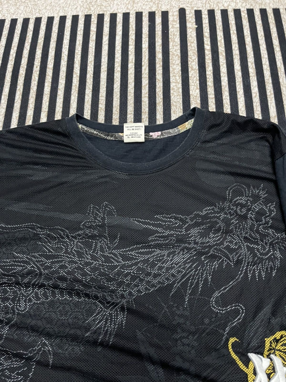 Dogtown 2000s DOGTOWN BLACK DRAGON MESH COTTON TSHIRT Size US XL / EU 56 / 4 - 14 Thumbnail