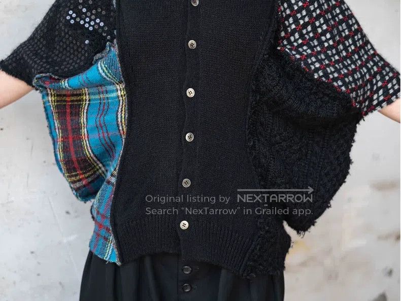 Junya Watanabe Junya Watanabe Fun patchwork knitted sweater Size S / US 4 / IT 40 - 5 Thumbnail