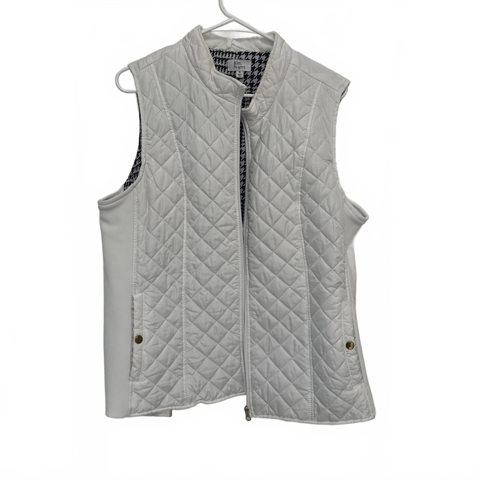 Designer Kim Rogers Women's Quilted Vest - Stylish & Versatile Size XL / US 12-14 / IT 48-50 - 1 Thumbnail