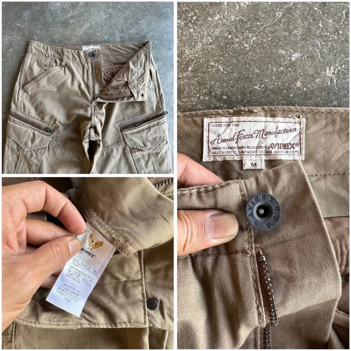 Avirex W32 L31 VINTAGE AVIREX UTILITYTACTICAL BIGPOCKET CARGO PANTS Size US 32 / EU 48 - 13 Thumbnail