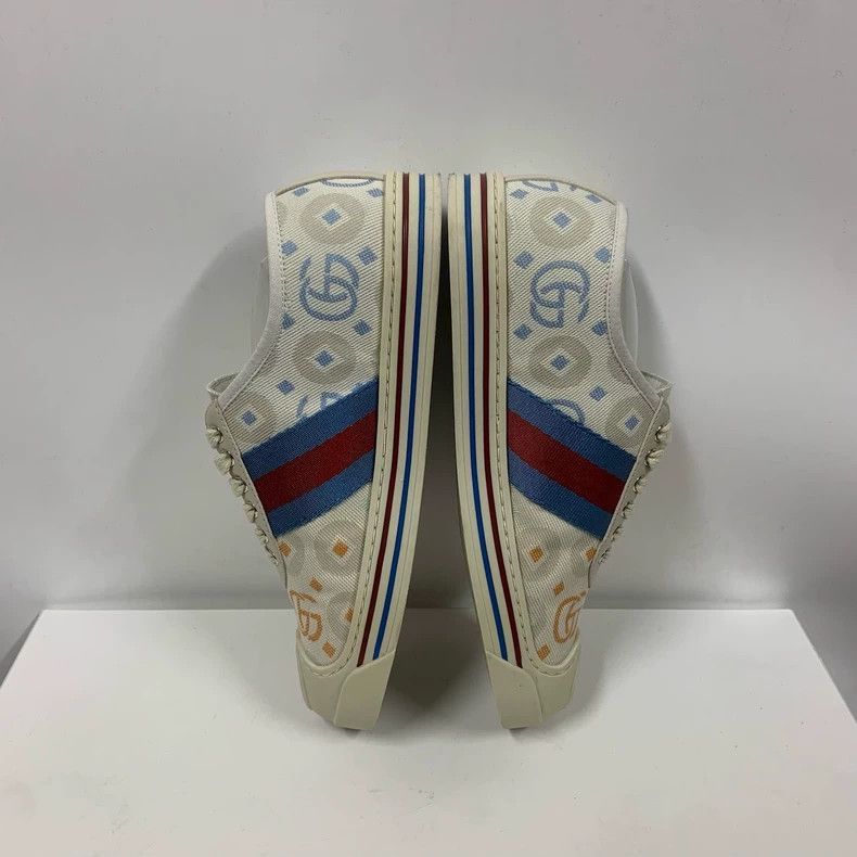 Gucci Gucci Double G Shell Sneakers Size 34-2505 Size US 4 / IT 34 - 5 Thumbnail