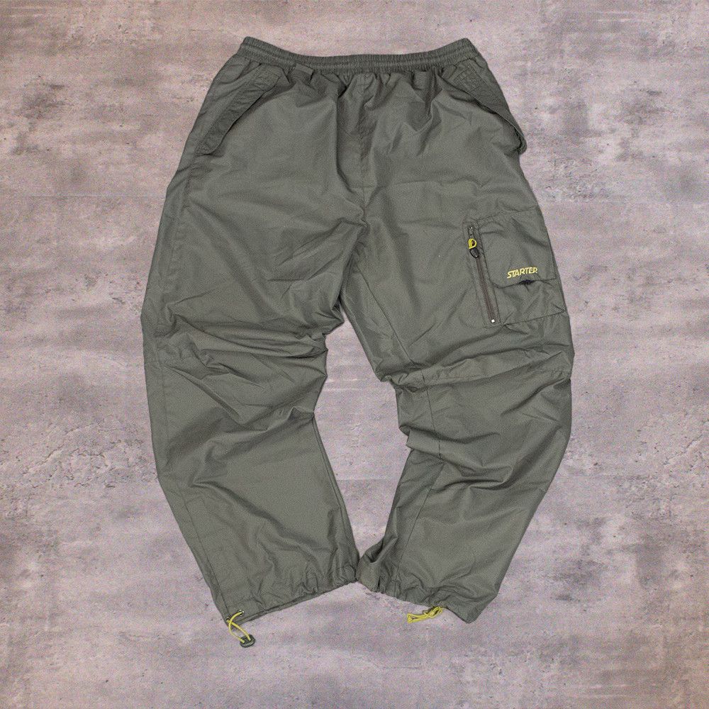 Starter Y2K 2000s Starter Baggy Relax Cargo Green Pant’s Size US 32 / EU 48 - 1 Thumbnail