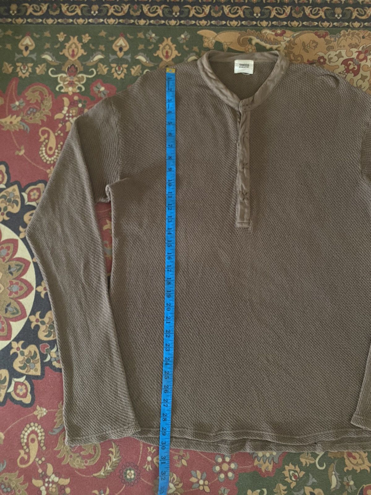 Japanese Brand × Takeo Kikuchi Vintage Takeo Kikuchi knitwear Long Sleeve Tee Size US L / EU 52-54 / 3 - 11 Thumbnail