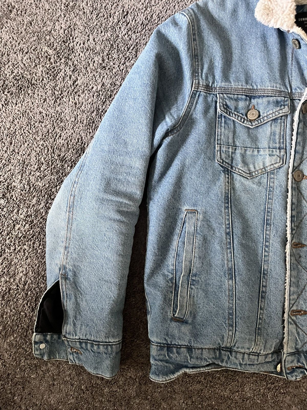 Other Sunrise Kingdom men's denim sherpa jacket Size US S / EU 44-46 / 1 - 2 Thumbnail