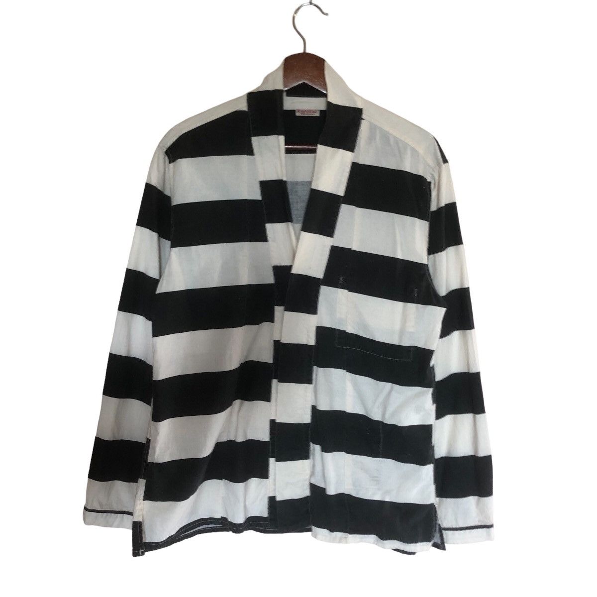 Kapital Black & White Stripe Kapital Light Jacket Size US M / EU 48-50 / 2 - 1 Thumbnail