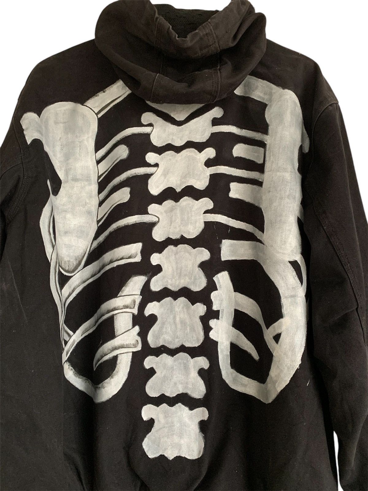 Craftsman × Vintage Vintage Craftsman Skeleton Hooded Jacket Custom Paint Size US L / EU 52-54 / 3 - 7 Thumbnail