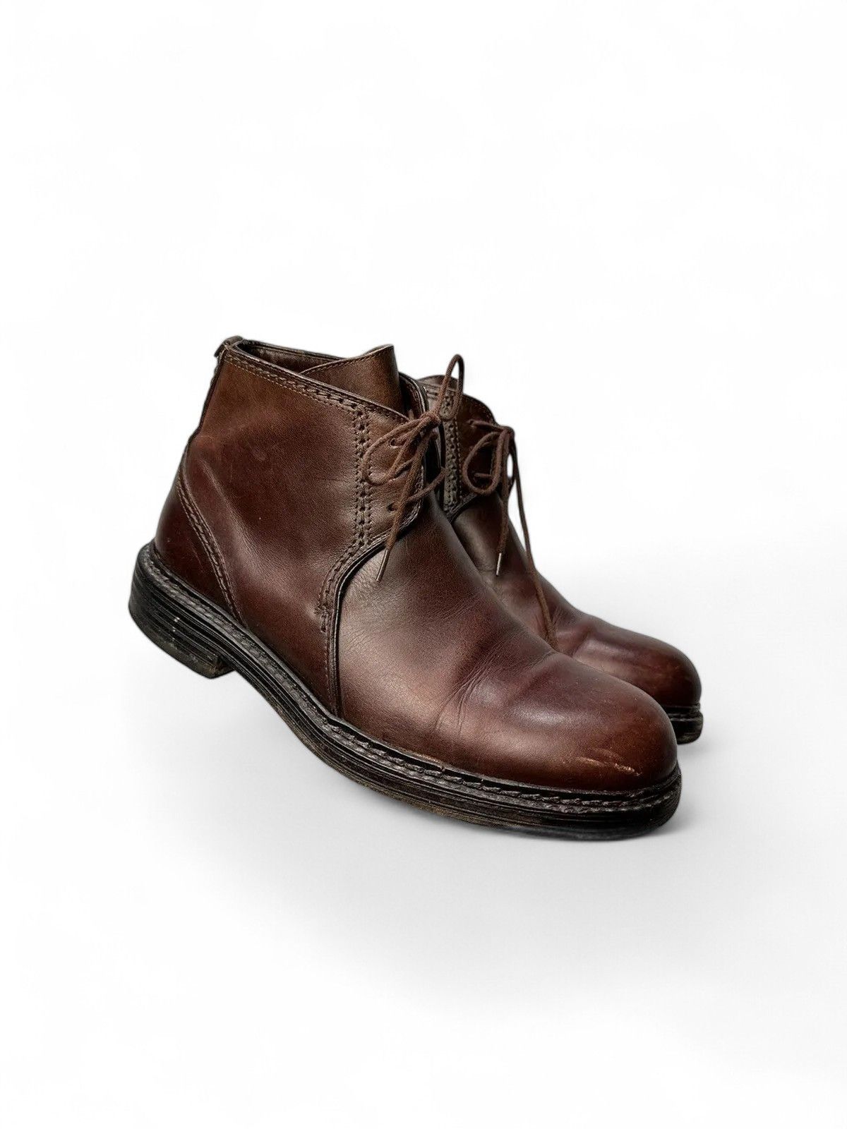 Guidi Versace Brown Leather Vintage Boots Luxury Streetwear Style Size US 6 / EU 39 - 9 Thumbnail