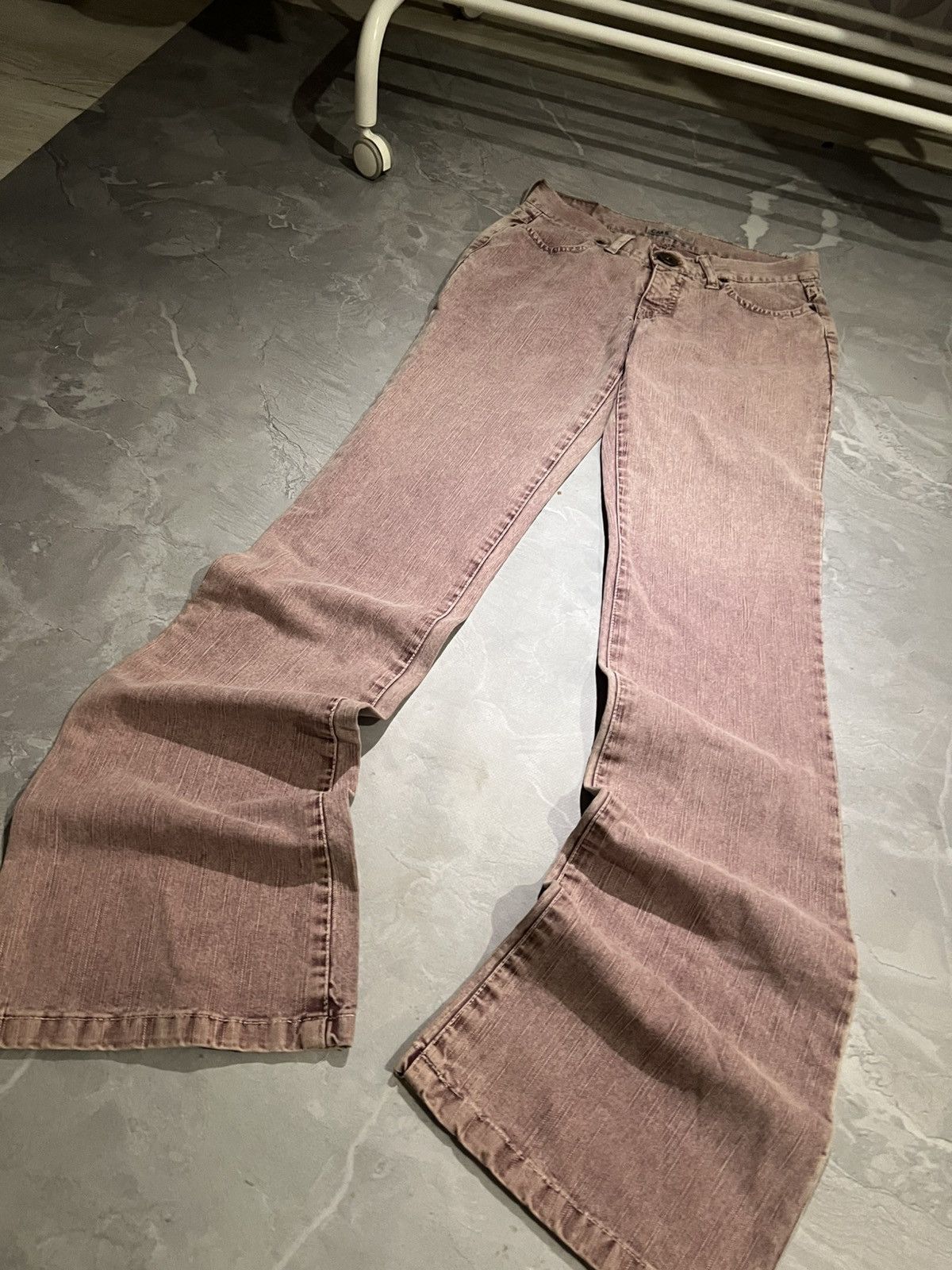 Japanese Brand Japanese Street Style / Pink Y2K Flared / Balenciaga Style Size US 30 / EU 46 - 3 Thumbnail