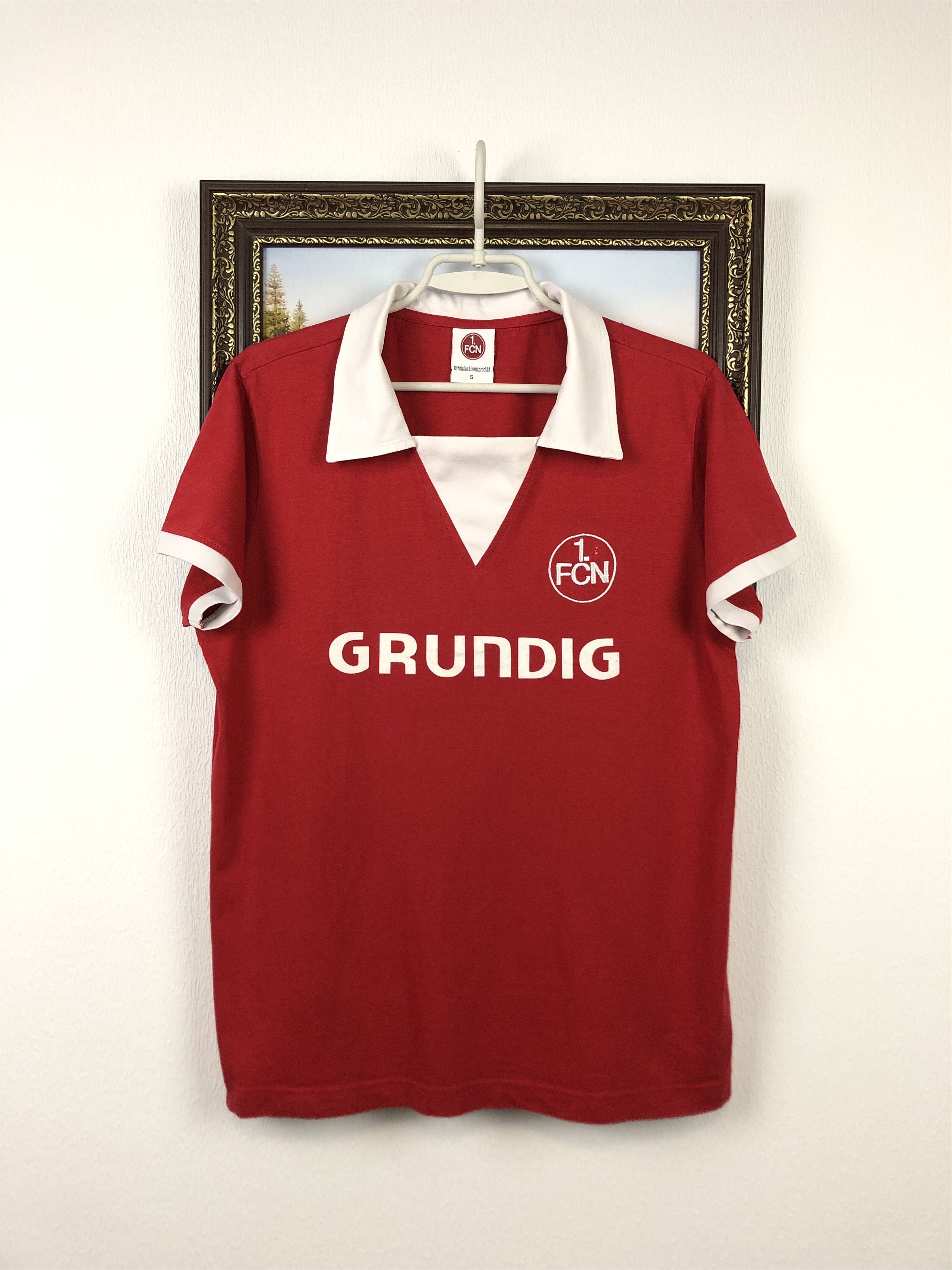 Vintage Nurnberg Home football shirt 1978 Retro Soccer Jersey Rare Size US S / EU 44-46 / 1 - 1 Thumbnail