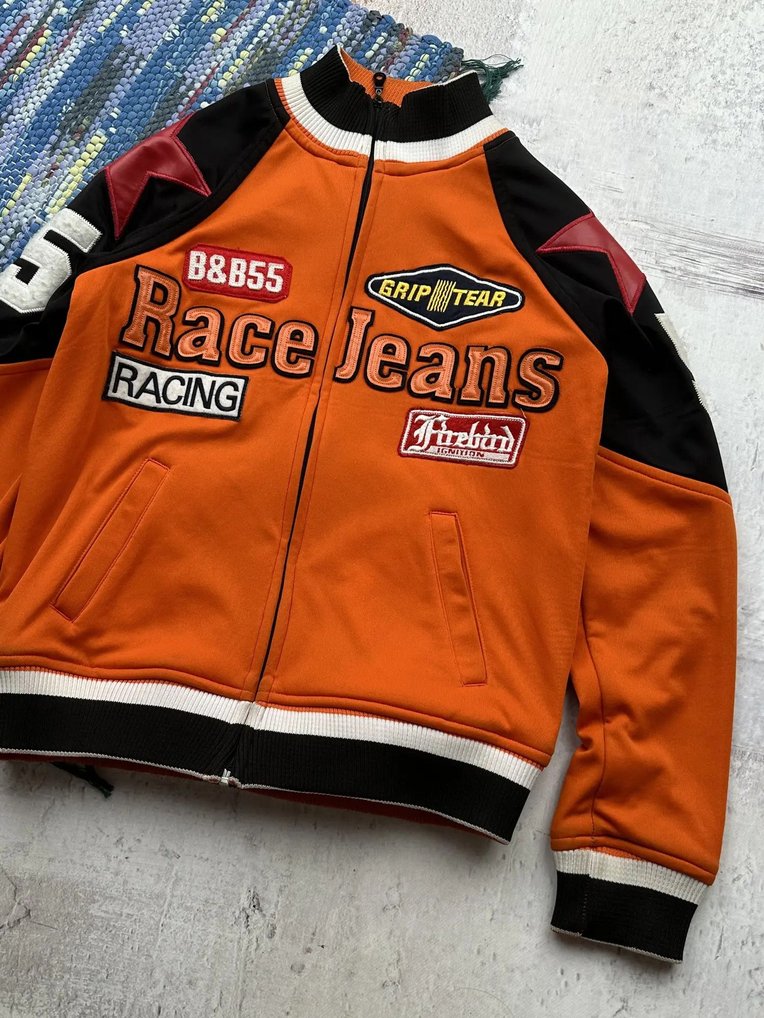 Vintage Vintage Racing Moto Track Top A725(503) Size M / US 6-8 / IT 42-44 - 3 Thumbnail