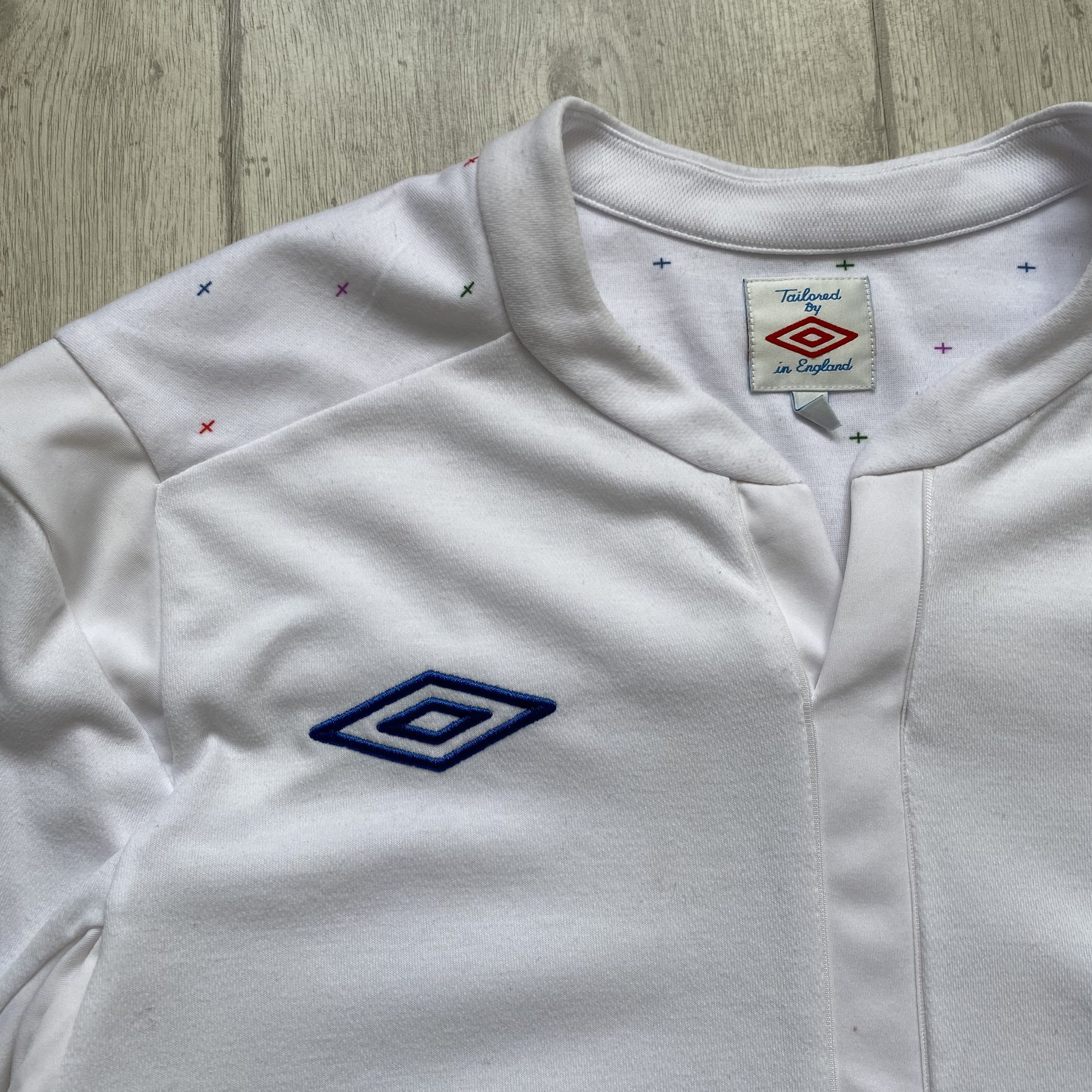 Umbro ⚽️Umbro Blockore England National Football Jersey Soccer Size US L / EU 52-54 / 3 - 4 Thumbnail