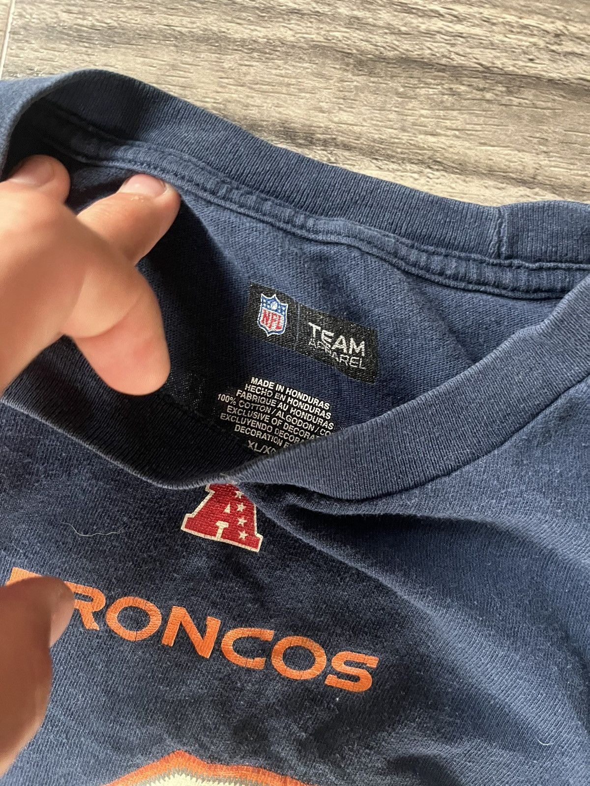 NFL × Vintage Vintage 90s y2k Peyton Manning Broncos Tee Size US XL / EU 56 / 4 - 2 Thumbnail