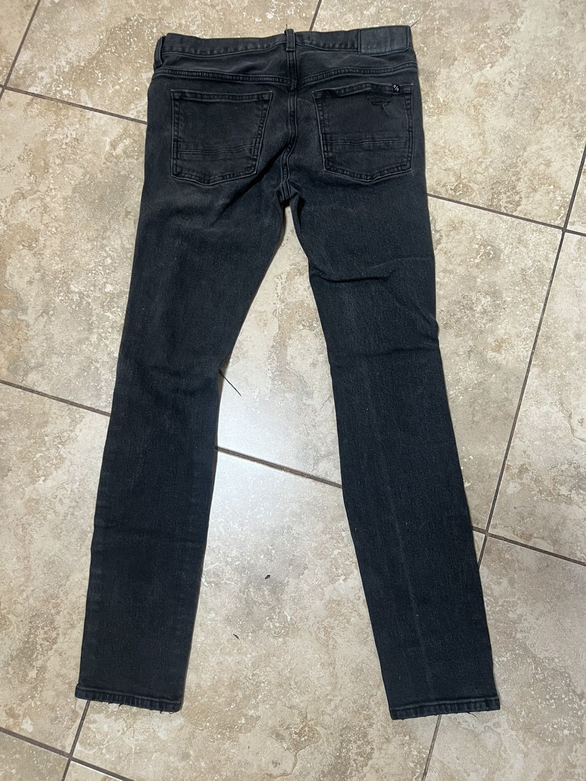 Pacsun PACSUN Black Distressed Jeans Size US 31 - 3 Thumbnail