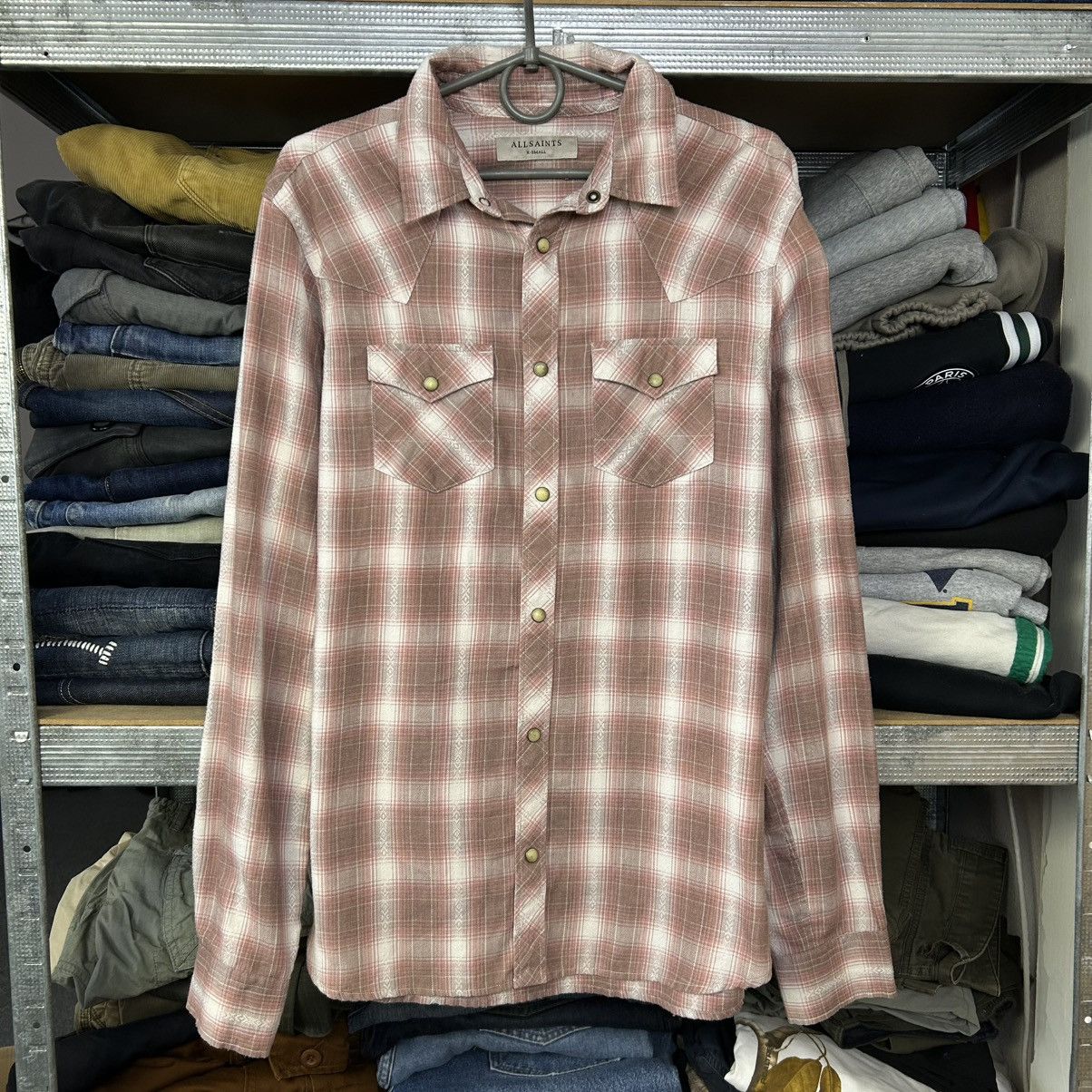 Allsaints Designer Allsaints Pocket y2k streetwear opium button shirt Size US XS / EU 42 / 0 - 1 Thumbnail