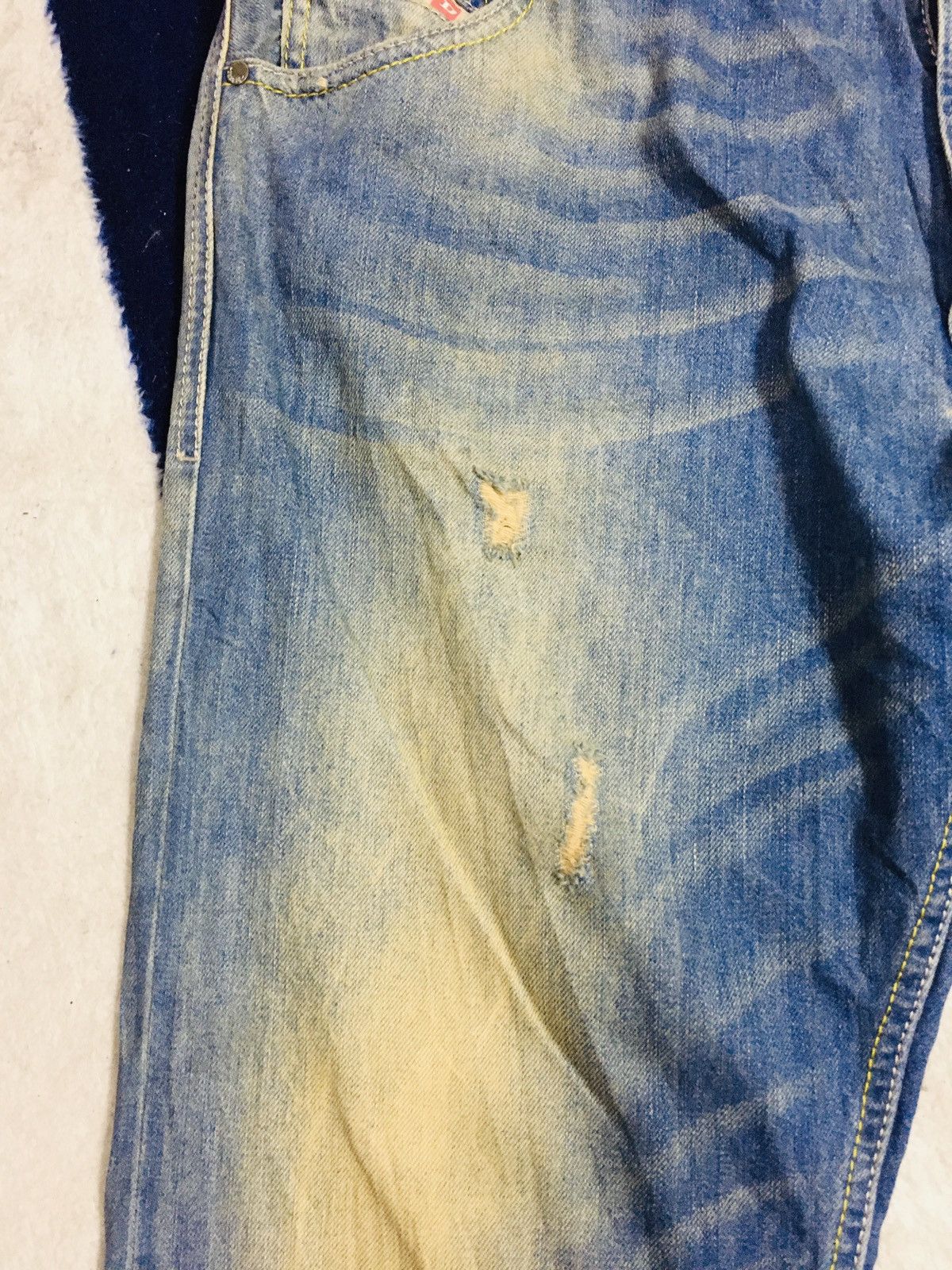 Diesel Diesel Distressed Jeans (16) Size US 37 - 19 Thumbnail