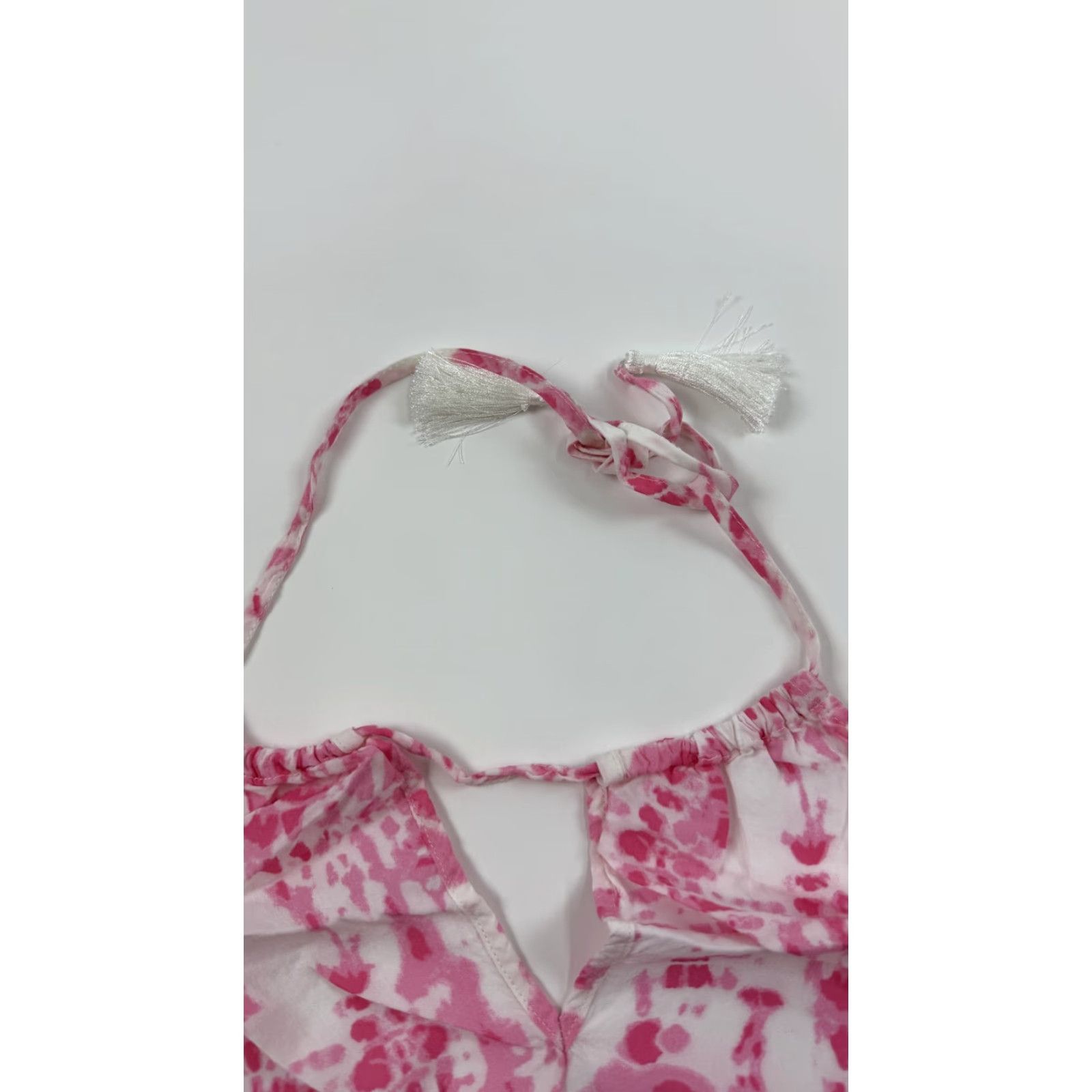 Victoria's Secret Victoria's Secret Dress Womens Medium Pink Tie Dye Halter Smocked Waist Beach Summer Casual Size M / US 6-8 / IT 42-44 - 5 Thumbnail