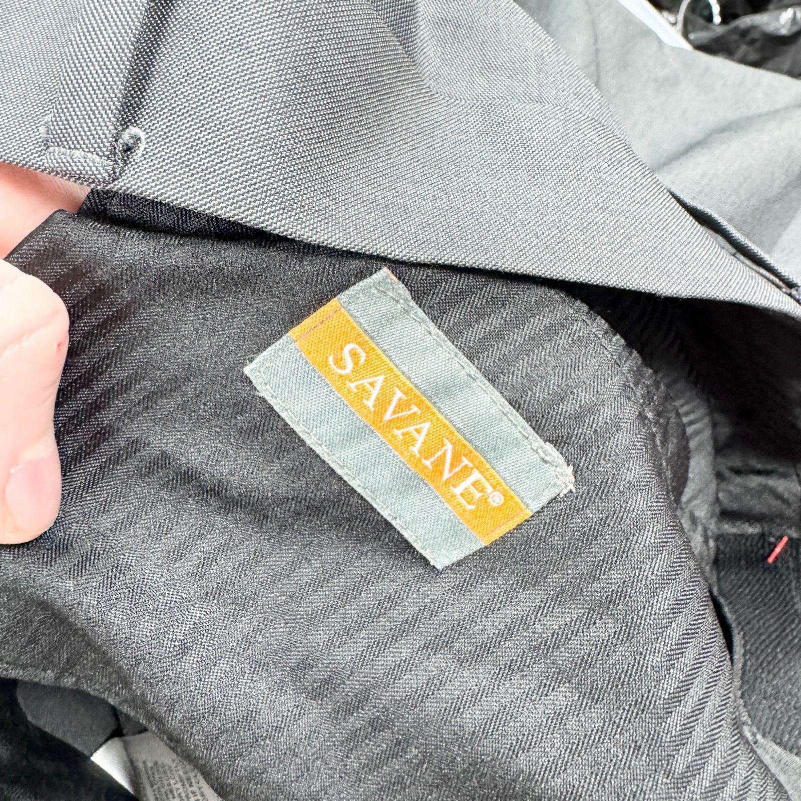 Savane Savane Pants Size 36X30 Pleated Button Cuffed Dress Trousers Size US 36 / EU 52 - 6 Thumbnail