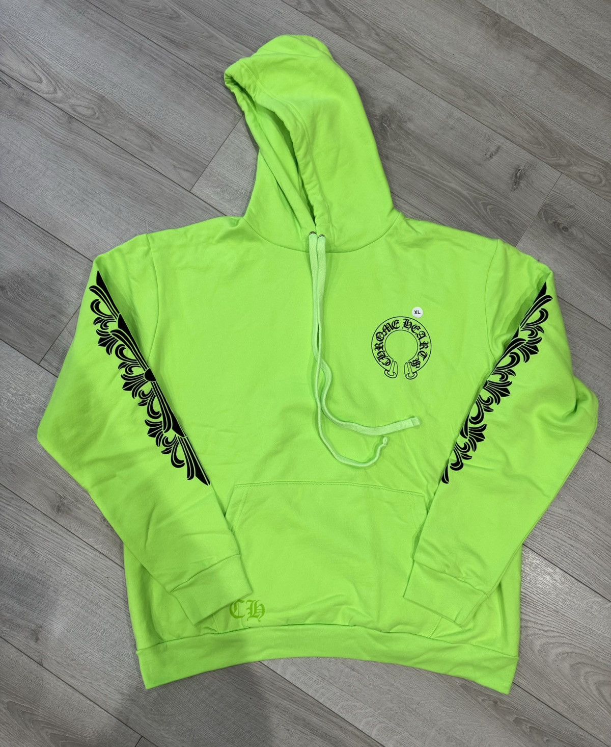 image of Chrome Hearts Hoodie Miami Exclusive Green, Men's (Size XL)