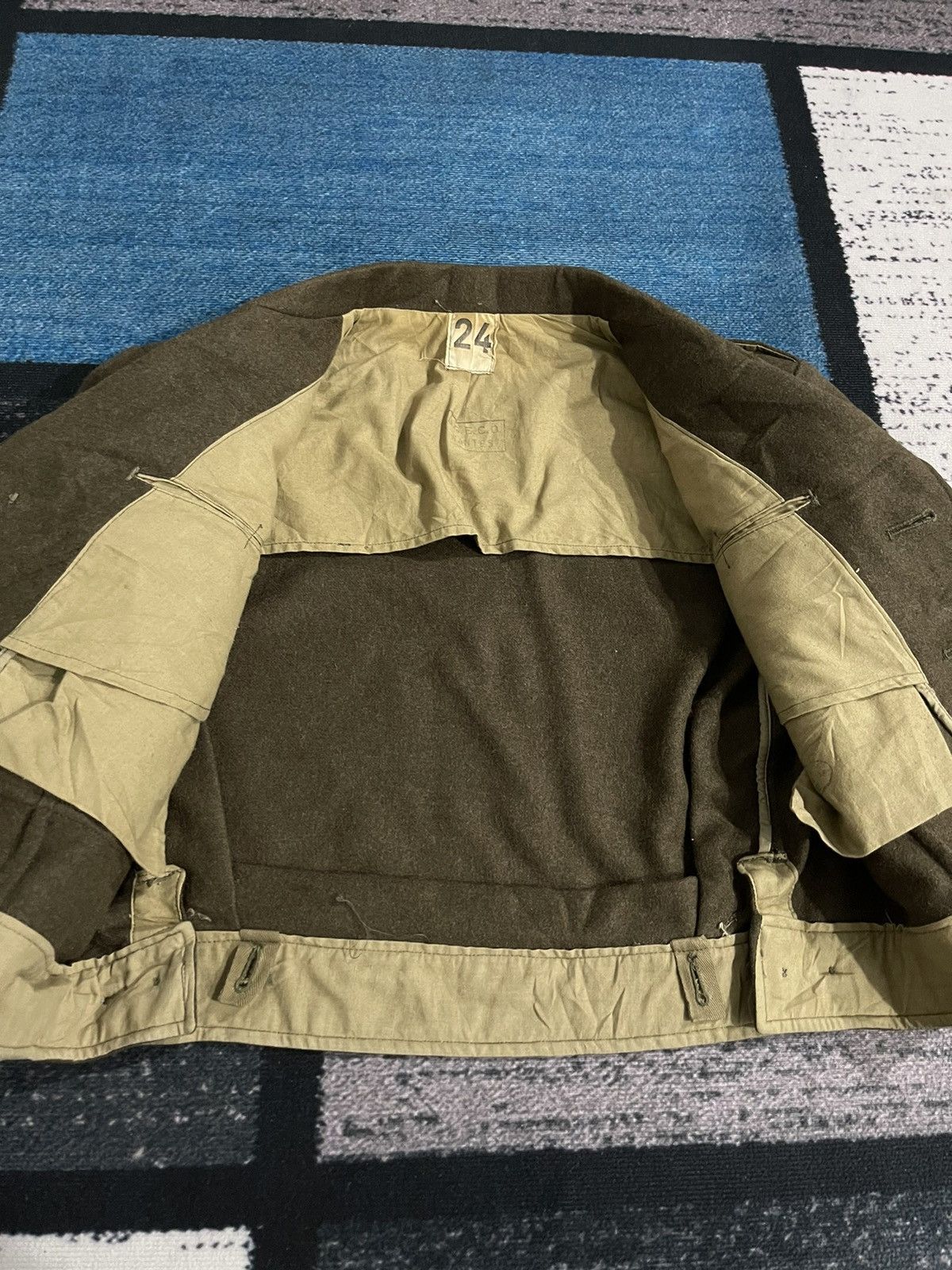 Vintage Vintage 1940-1950 French Military Army Wool Jacket Size M / US 6-8 / IT 42-44 - 14 Thumbnail