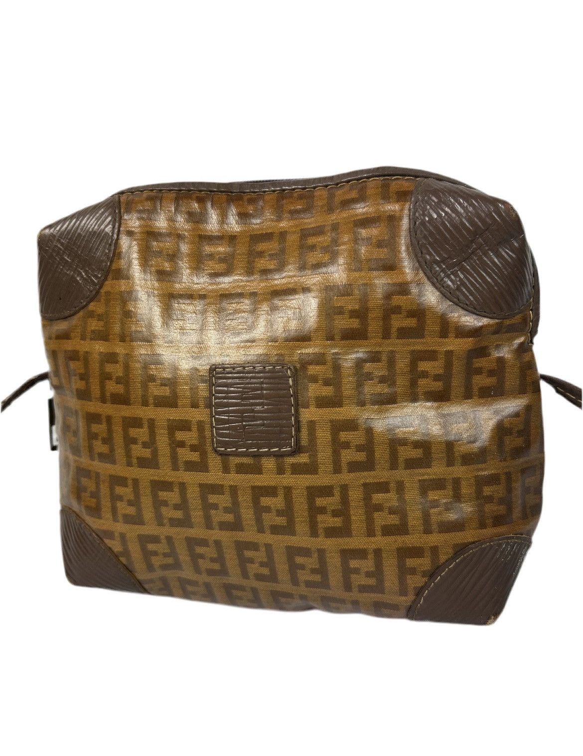 Fendi Zucca Monogram Crossbody Bag