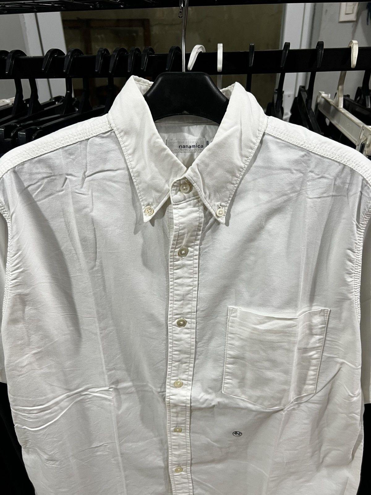 Nanamica Nanamica White Shirt Size US L / EU 52-54 / 3 - 3 Thumbnail