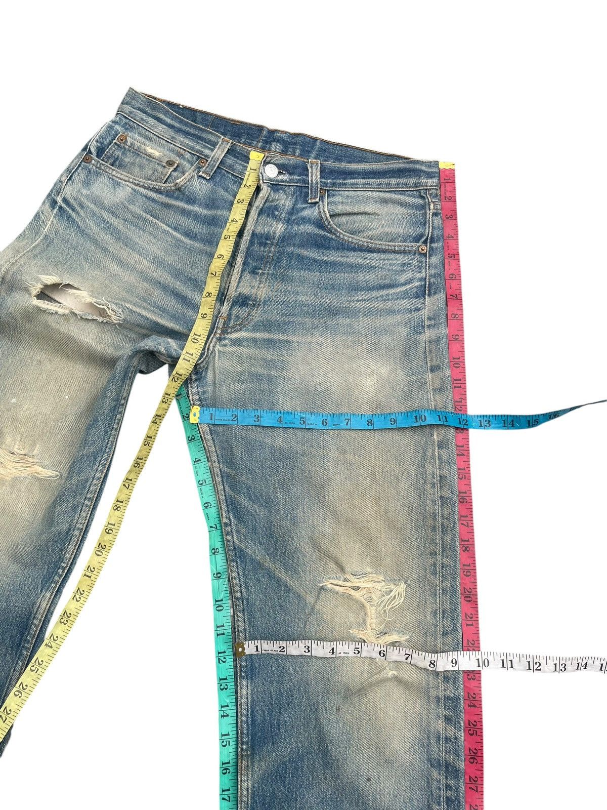 Levi's × Vintage Vintage 1989 Levis 501 XX Distresed Size US 32 / EU 48 - 13 Thumbnail