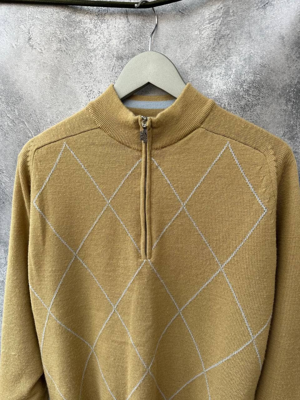 Pringle Of Scotland × Vintage Pringle of Scotland Golf Bartley Wool Windbreaker Sweater Size US M / EU 48-50 / 2 - 5 Thumbnail
