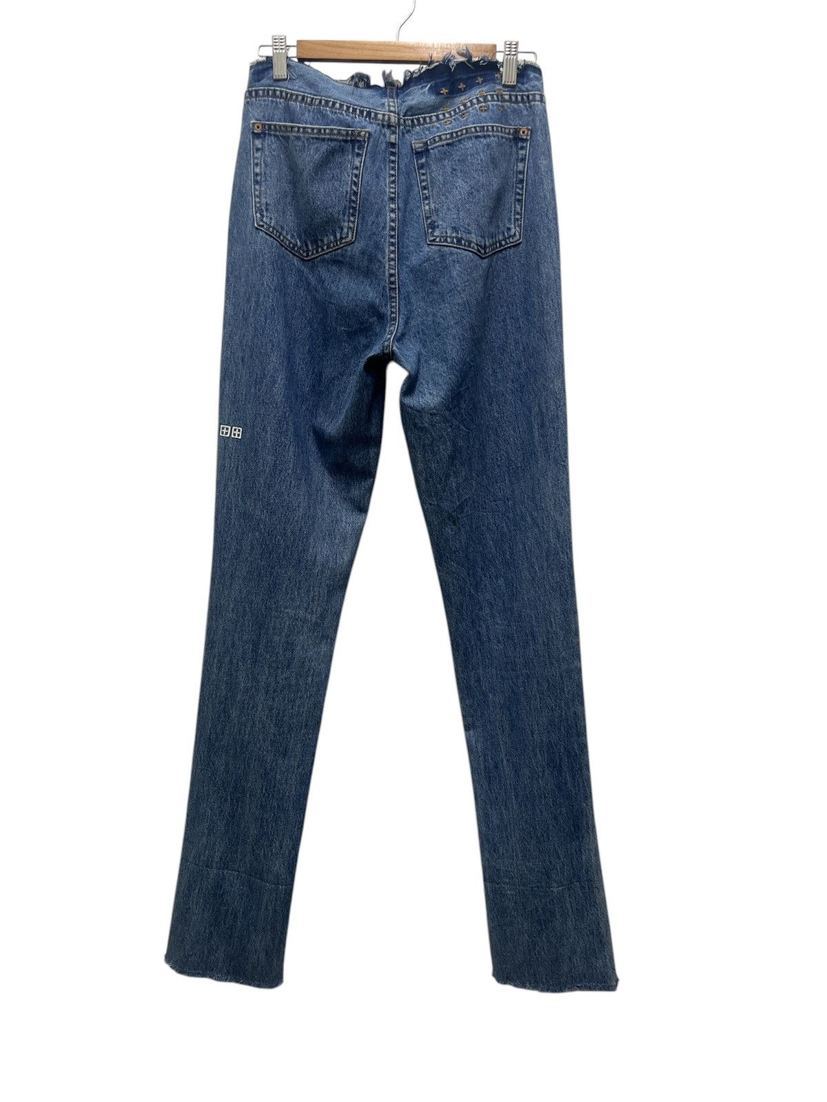 Ksubi Ksubi Straight N Narrow Ripped City Denim Women Pants W30 Size 30" / US 8 / IT 44 - 3 Thumbnail
