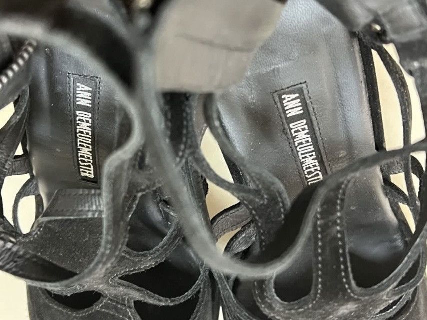 Ann Demeulemeester Ann Demeulemeester high heels sandals Suede Cutout platform Size US 9 / IT 39 - 7 Thumbnail