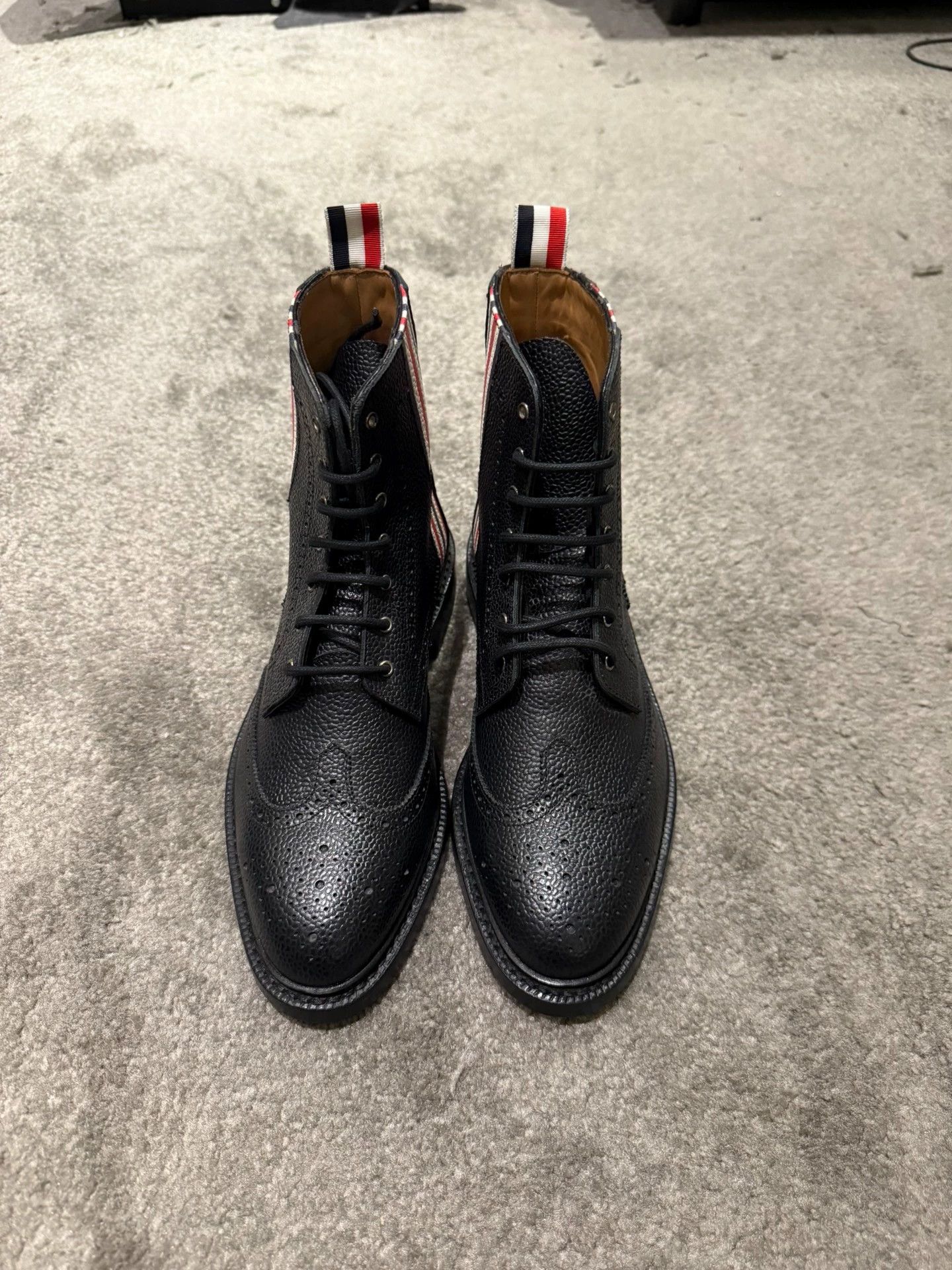 Thom Browne Thom Browne Rare Hi-Top Leather Shoes Wooden Sole US7 New Size US 7 / EU 40 - 1 Thumbnail