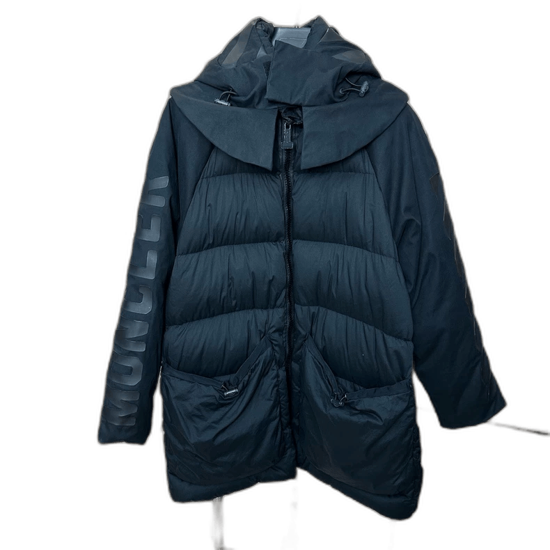 Moncler Genius Moncler Off White Long Black Down Jacket Size US L / EU 52-54 / 3 - 1 Thumbnail