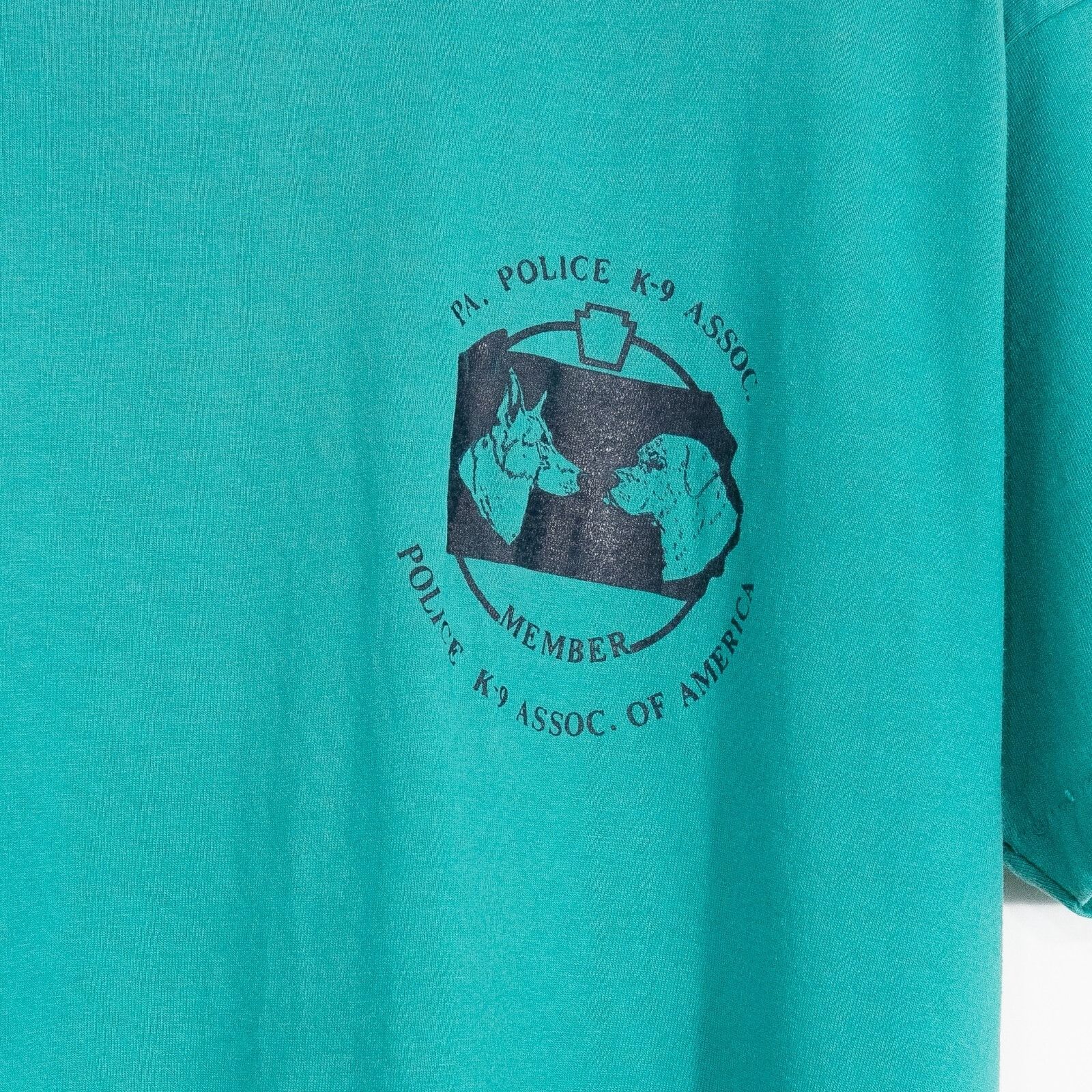 Vintage Vintage 90s Pennsylvania Police T Shirt Mens Large - K9 Dog Size US L / EU 52-54 / 3 - 3 Thumbnail