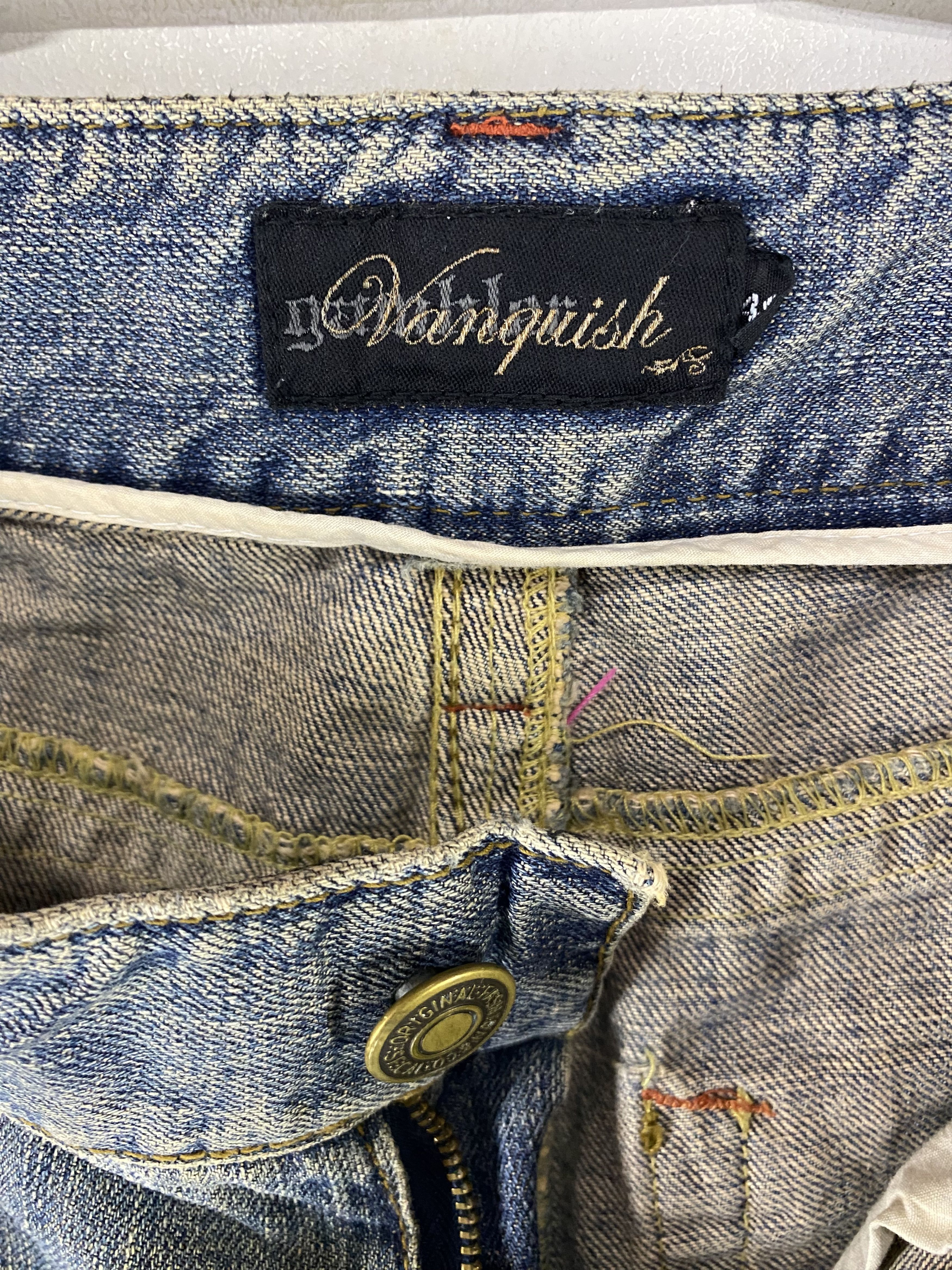 Japanese Brand × Vanquish Vanquish distressed low rise flare jeans Size US 34 / EU 50 - 11 Thumbnail