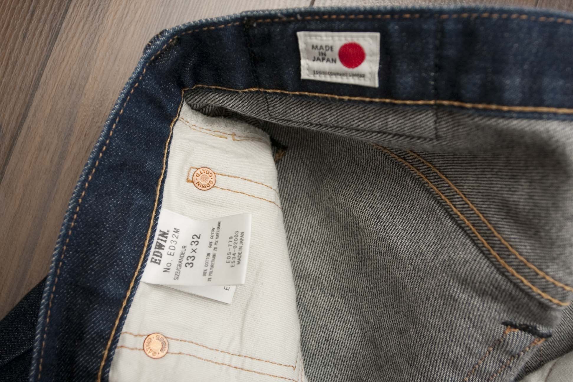 Edwin Edwin Jeans Selvedge Made in Japan Size 33x32 Dark Blue Size US 33 - 7 Thumbnail