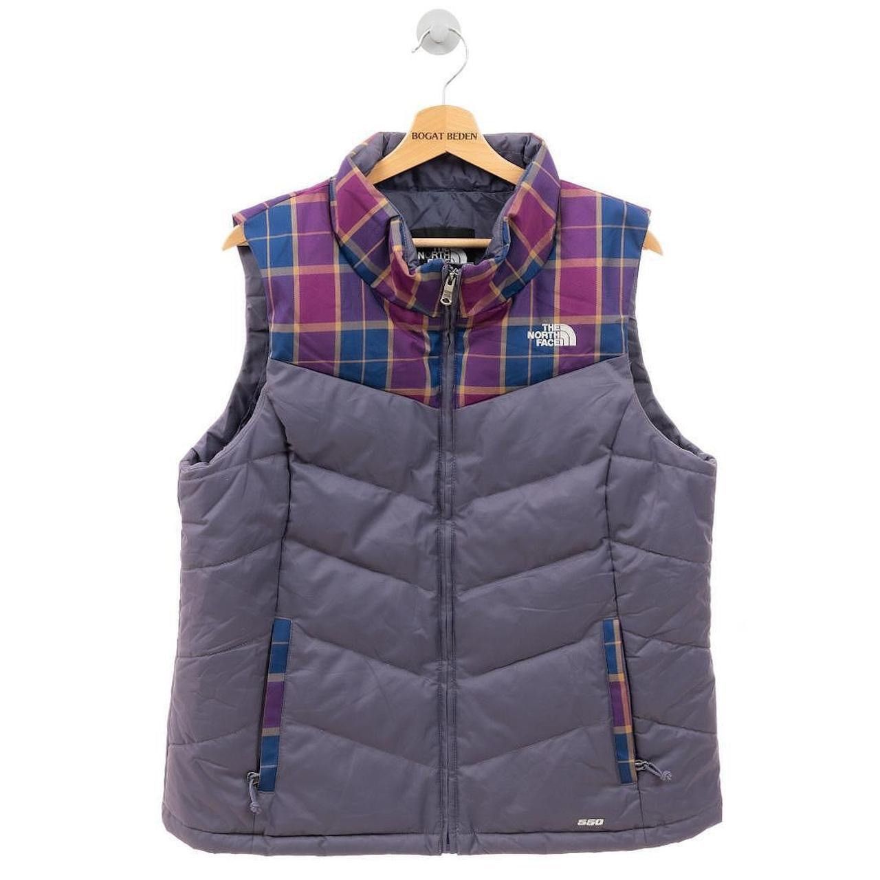 image of The North Face Nuptse Down Puffer Vest / Gilet in Purple, Women's (Size Large)