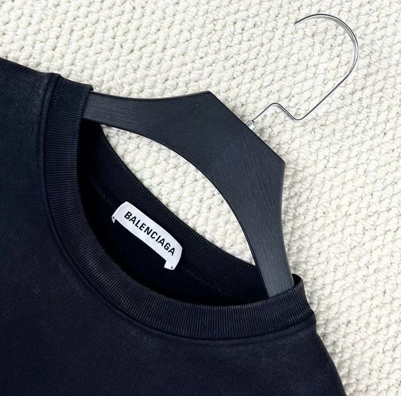 Balenciaga Balenciaga Black washing to make old double B-lock letter Size US S / EU 44-46 / 1 - 3 Thumbnail