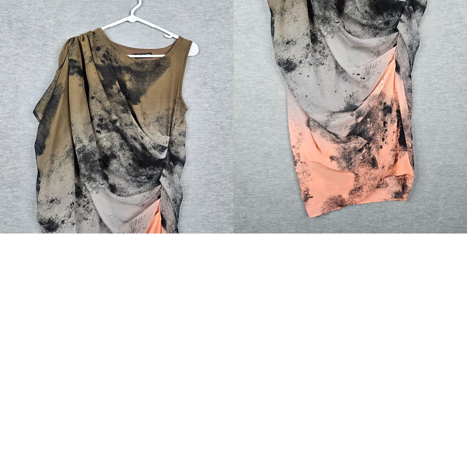 Vintage Religion Dress Sleeveless XS Brown A-Line Women's Size XS / US 0-2 / IT 36-38 - 9 Thumbnail