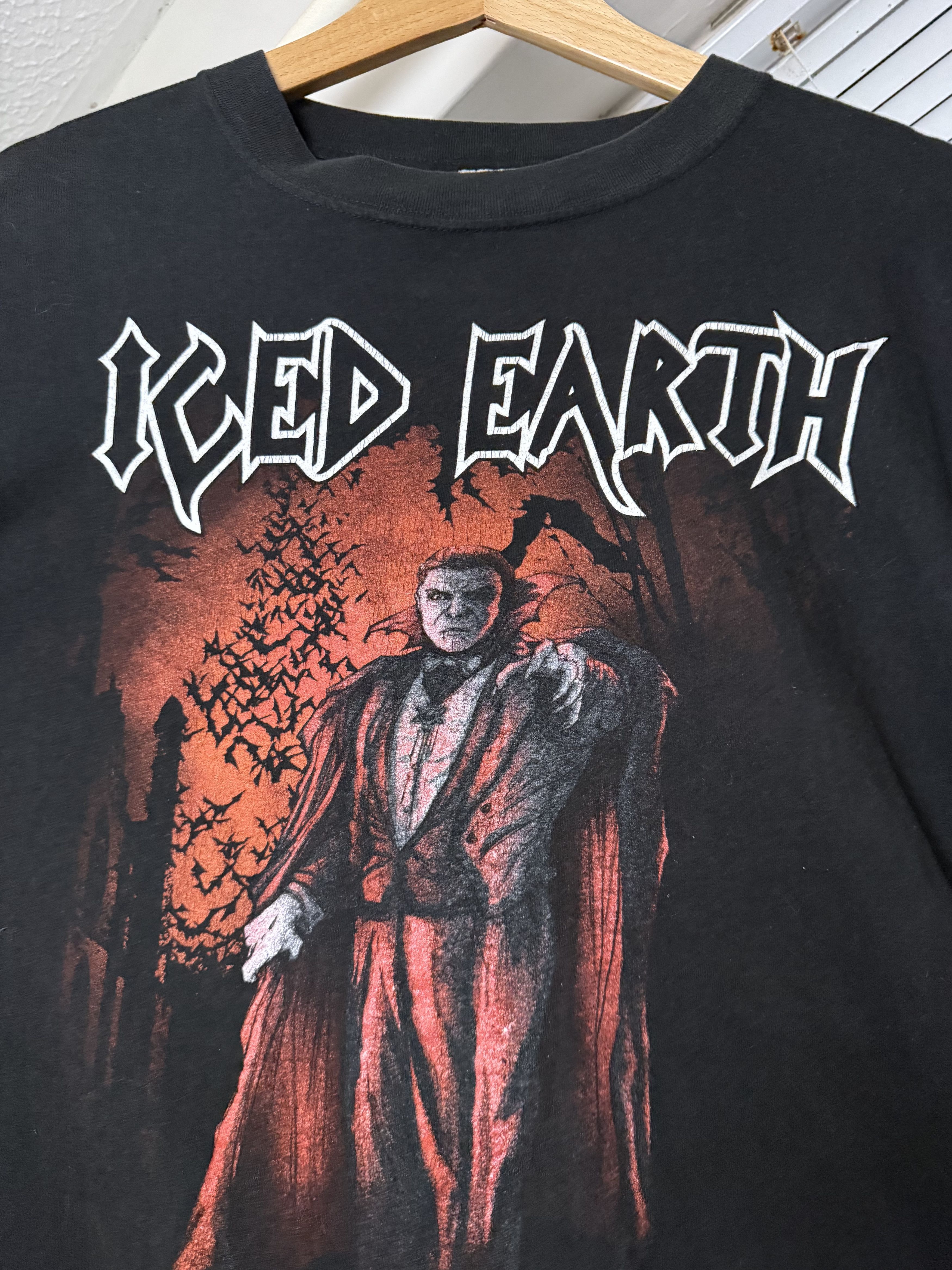 Band Tees Vintage 2001 Iced Earth Dracula Rock Band T-shirt Size US XL / EU 56 / 4 - 6 Thumbnail