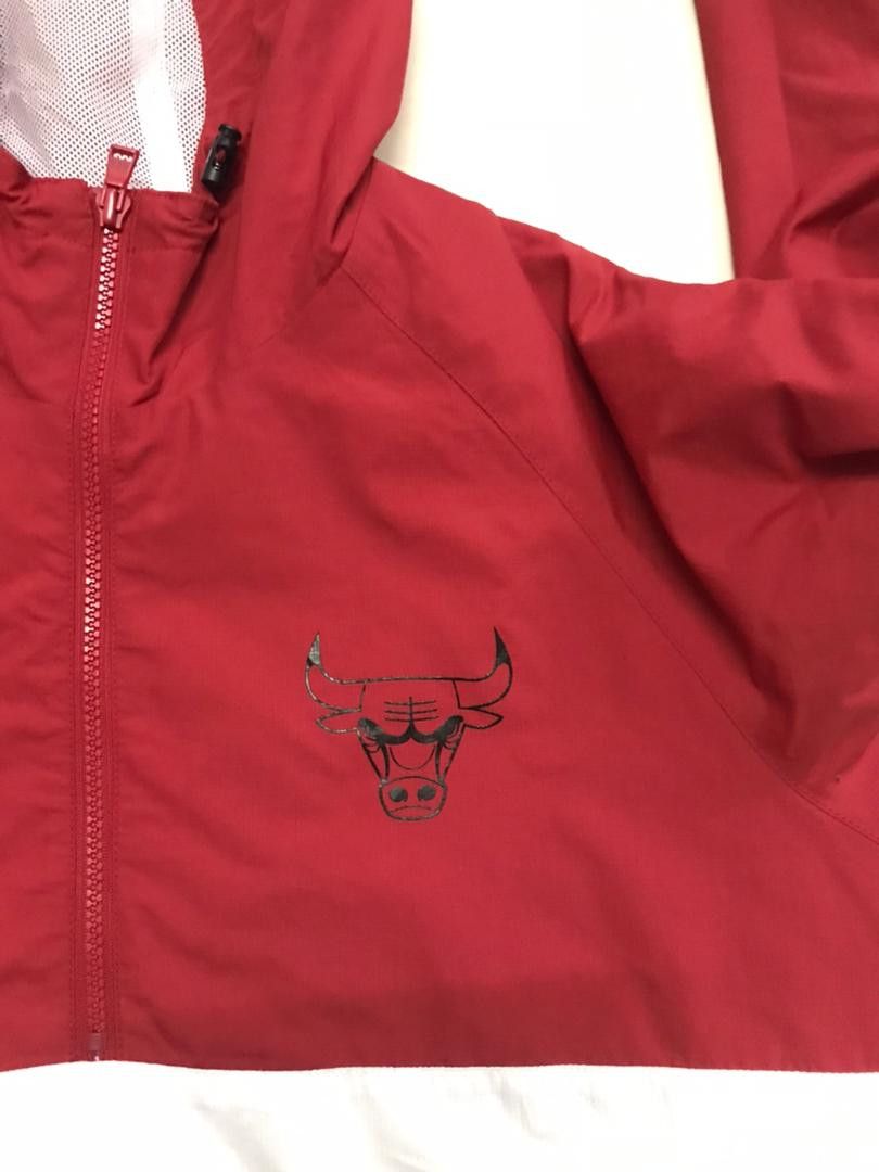 NBA HALF ZIPPER CHICAGO BULL HOODIE SWEATER Size US L / EU 52-54 / 3 - 3 Thumbnail