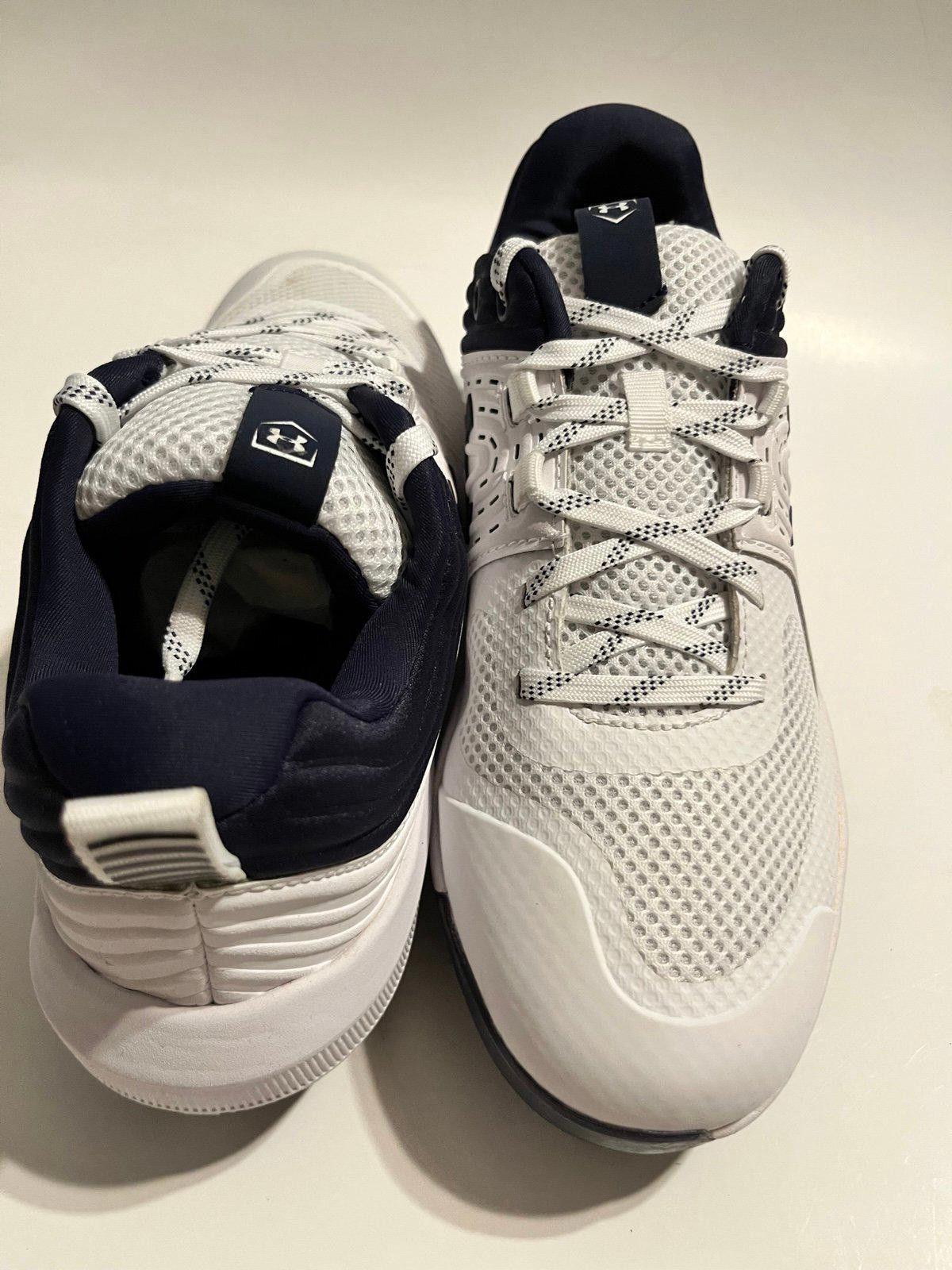 Under Armour Under Armour Women's UA Glyde ST Softball Cleats 5.5 White Size ONE SIZE - 2 Thumbnail